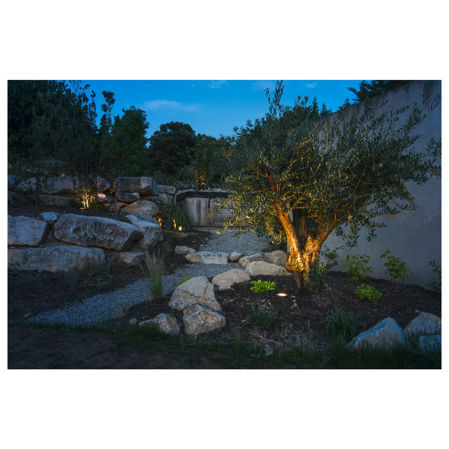 DASAR 115 GU10 Vloerinbouwlamp, rond, RVS 316, max. 35 W, IP67