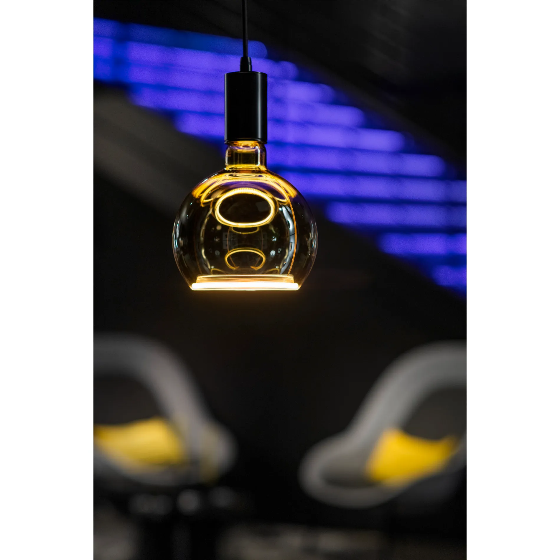 LED Floating Globe 150, led lichtbron, smokey black, E27, PHASE, 6W, 1