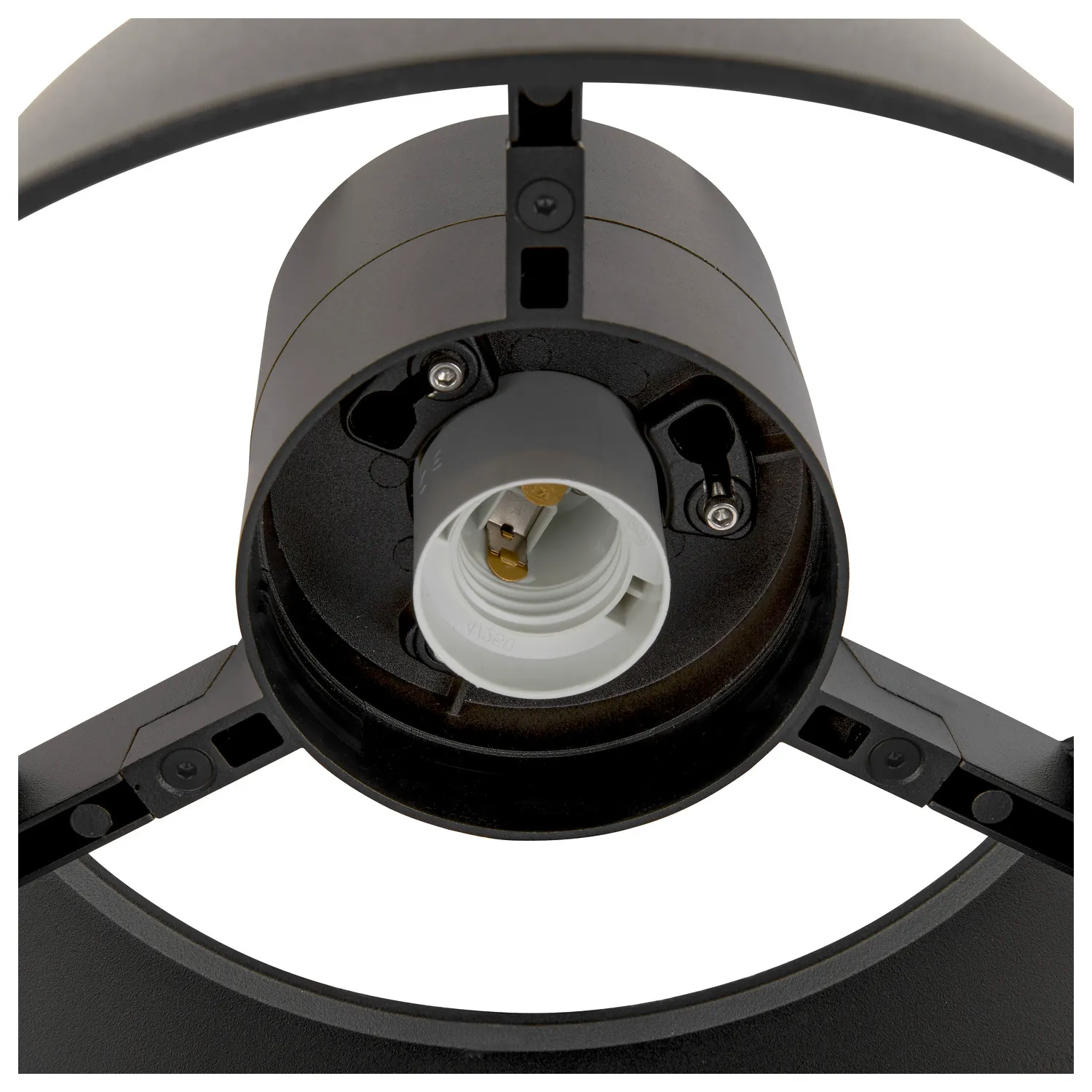 PHOTONI, plafondopbouwarmatuur, conisch, 1 x max. 13 W, E27, zwart