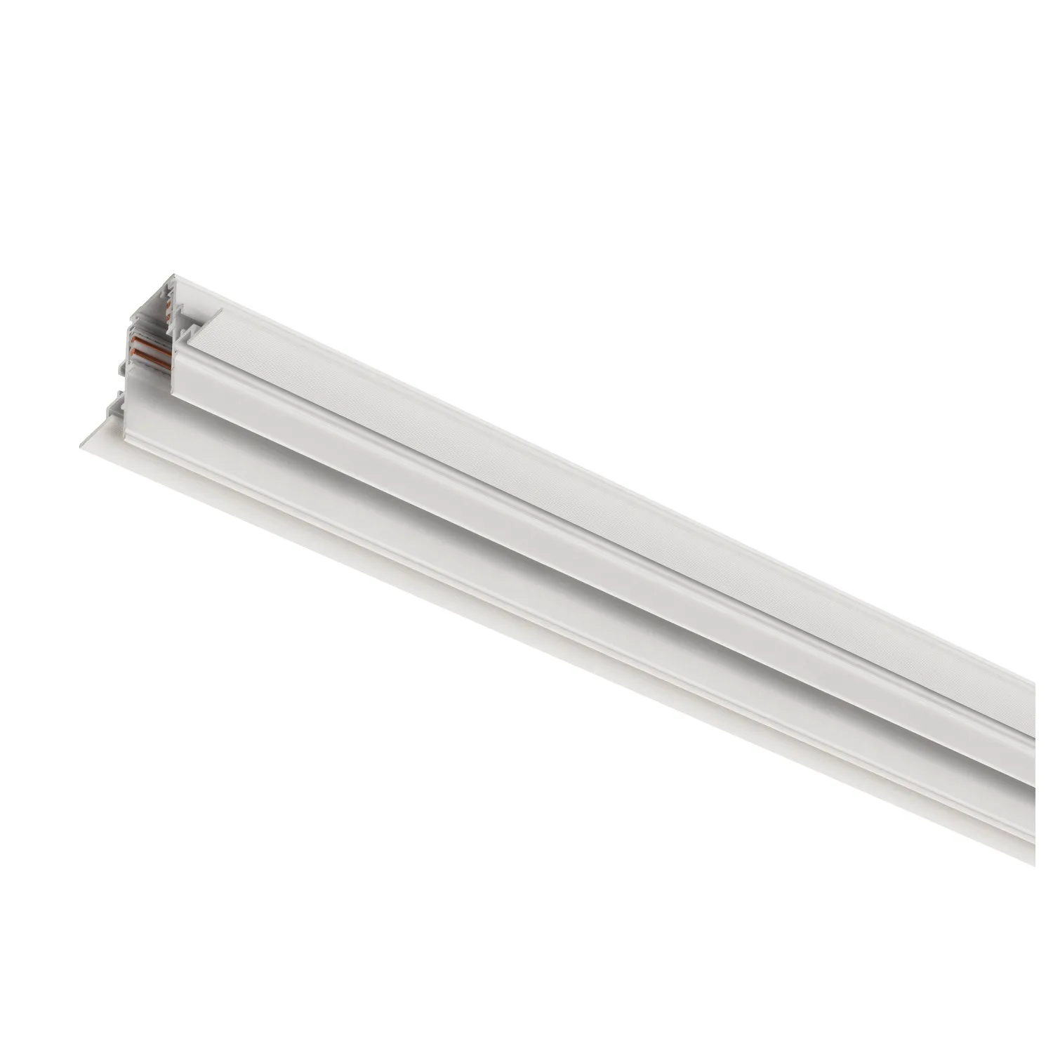 2 m inbouwrail, 48V TRACK, wit, DALI