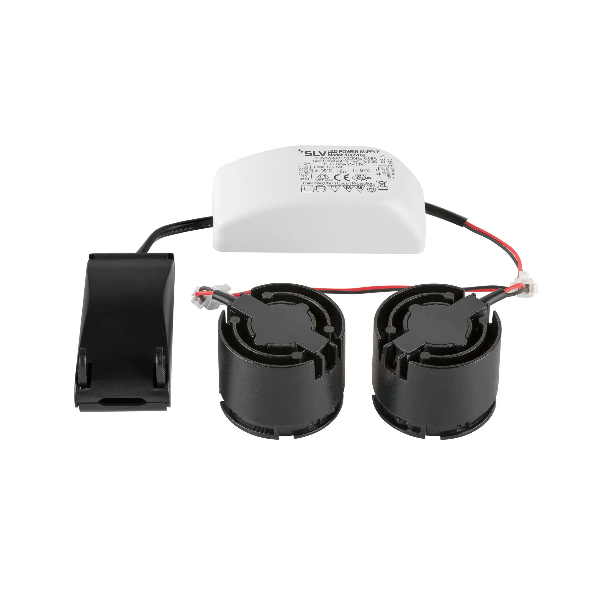 NEW TRIA® 155, DOUBLE led module, 2700K, 38°, PHASE, zwart