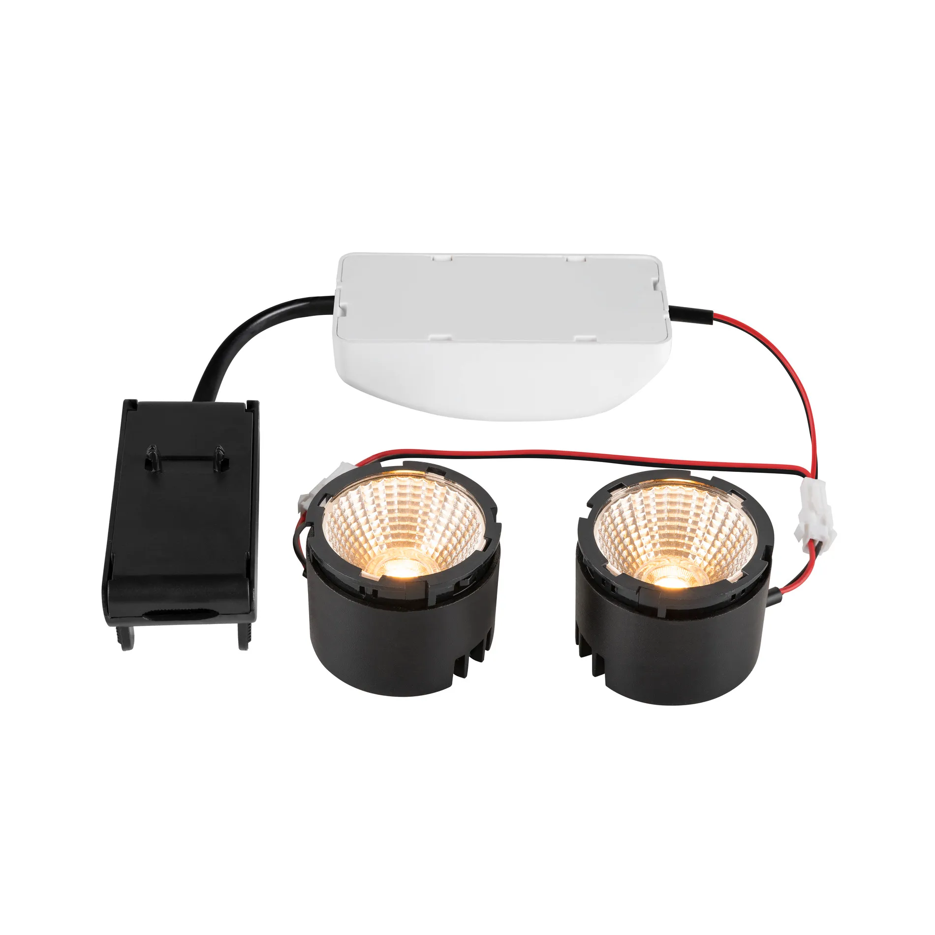 NEW TRIA® 155, DOUBLE led module, 2700K, 38°, PHASE, zwart