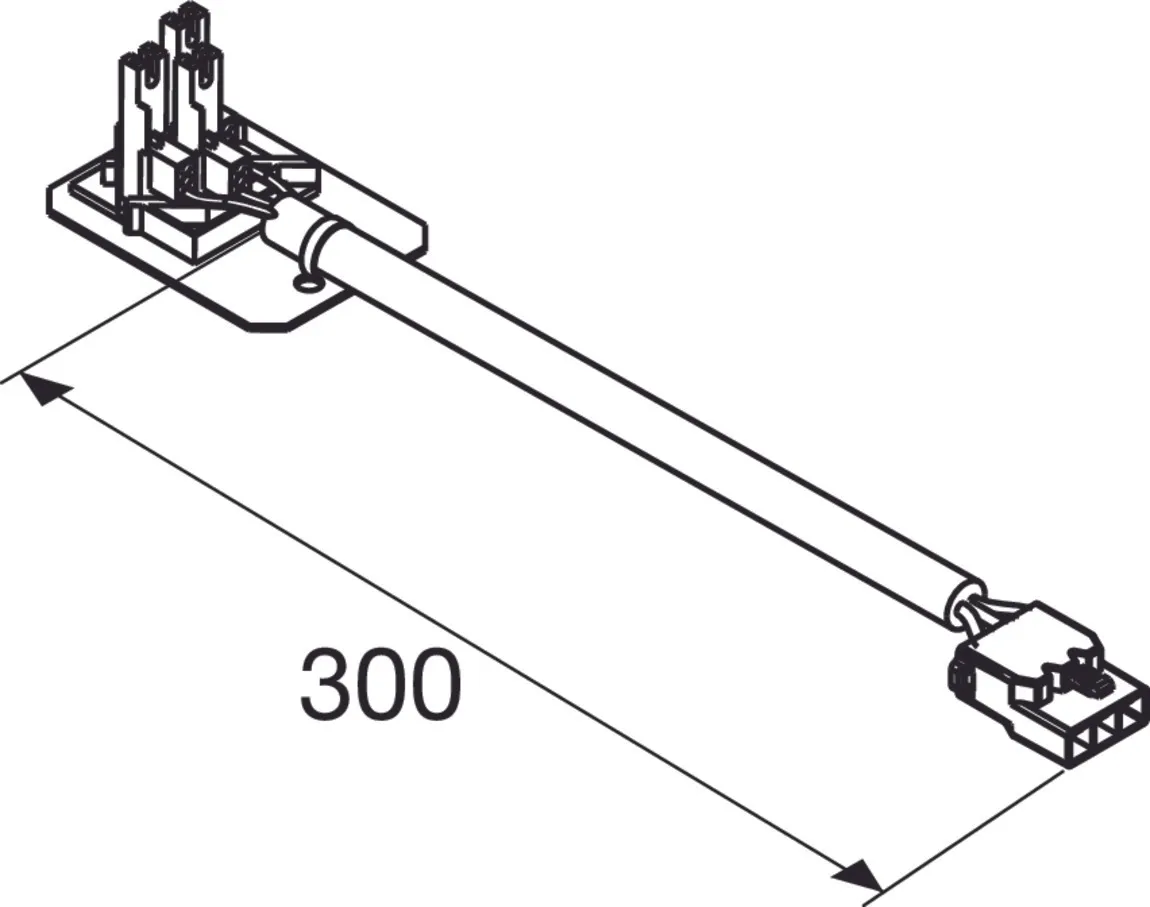 RETRO, CON 3P001 Connector 3-pins plug
