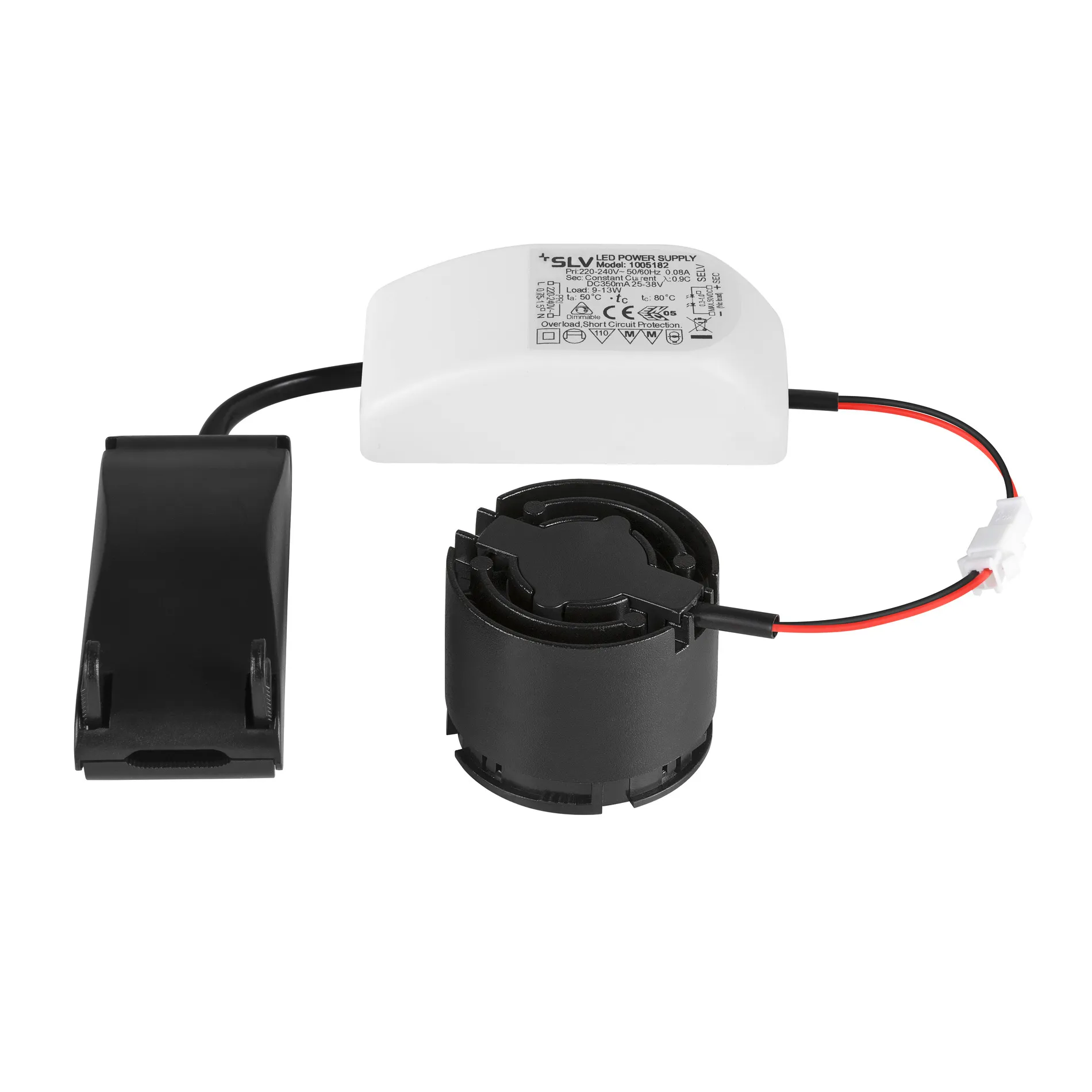 NEW TRIA®, led module, rond, 2700K, 38°, FASE, zwart