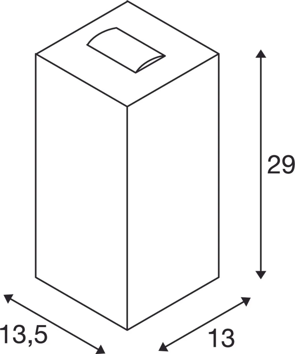BIG THEO WALL, outdoor wandarmatuur, geschikt voor twee lichtbronnen,