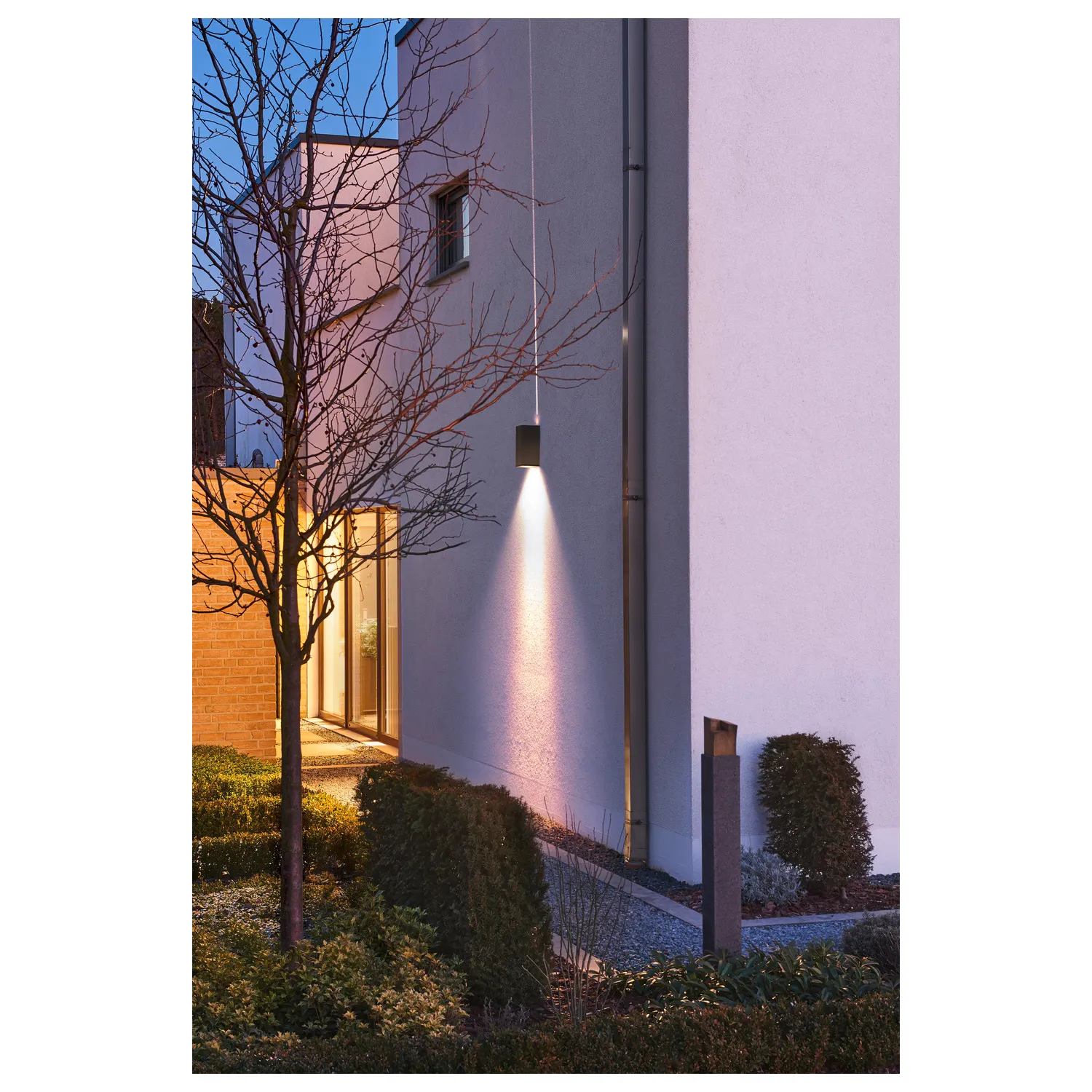 BIG THEO WALL, outdoor wandarmatuur, geschikt voor twee lichtbronnen,