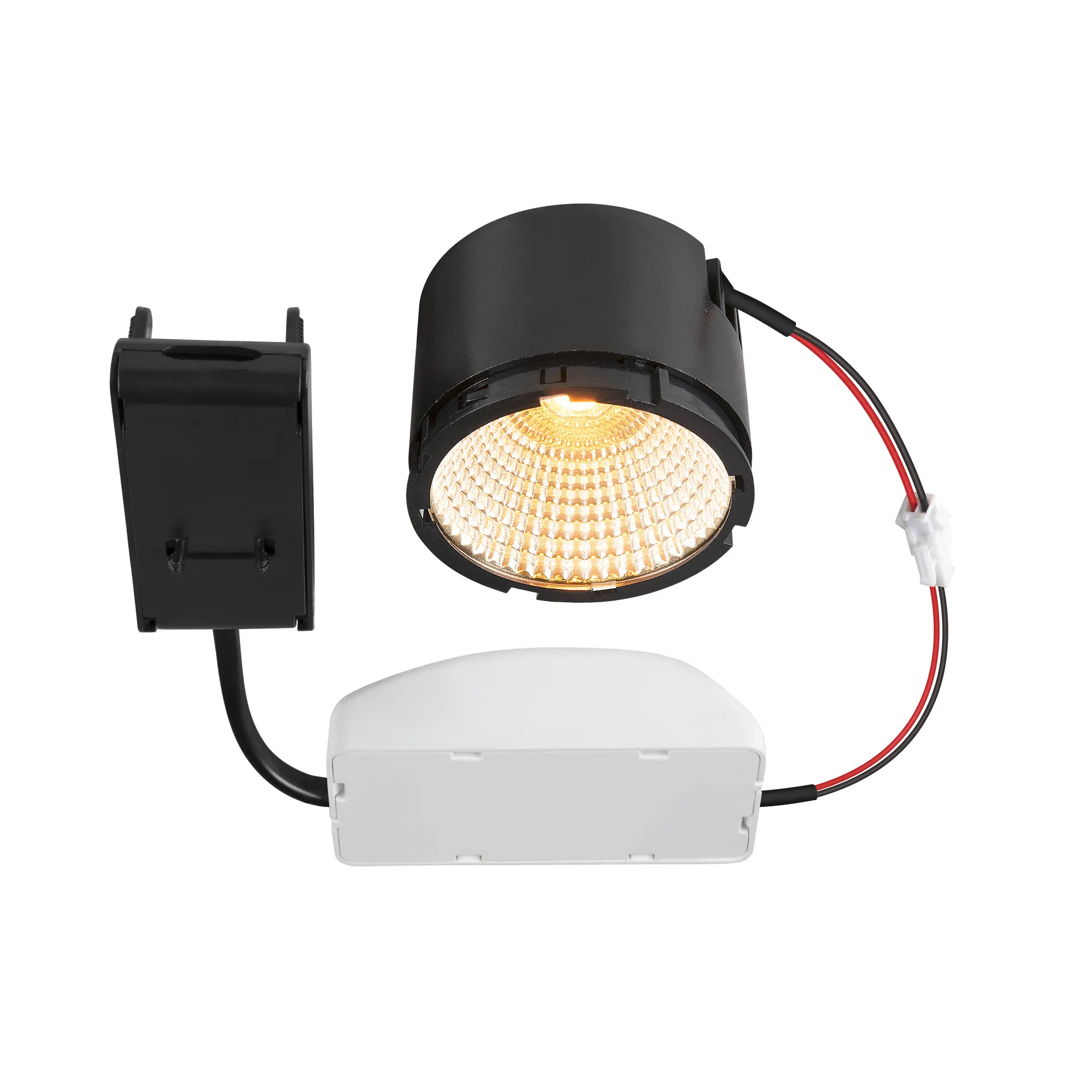 NEW TRIA®, led module, rond, 3000K, 60°, FASE, zwart