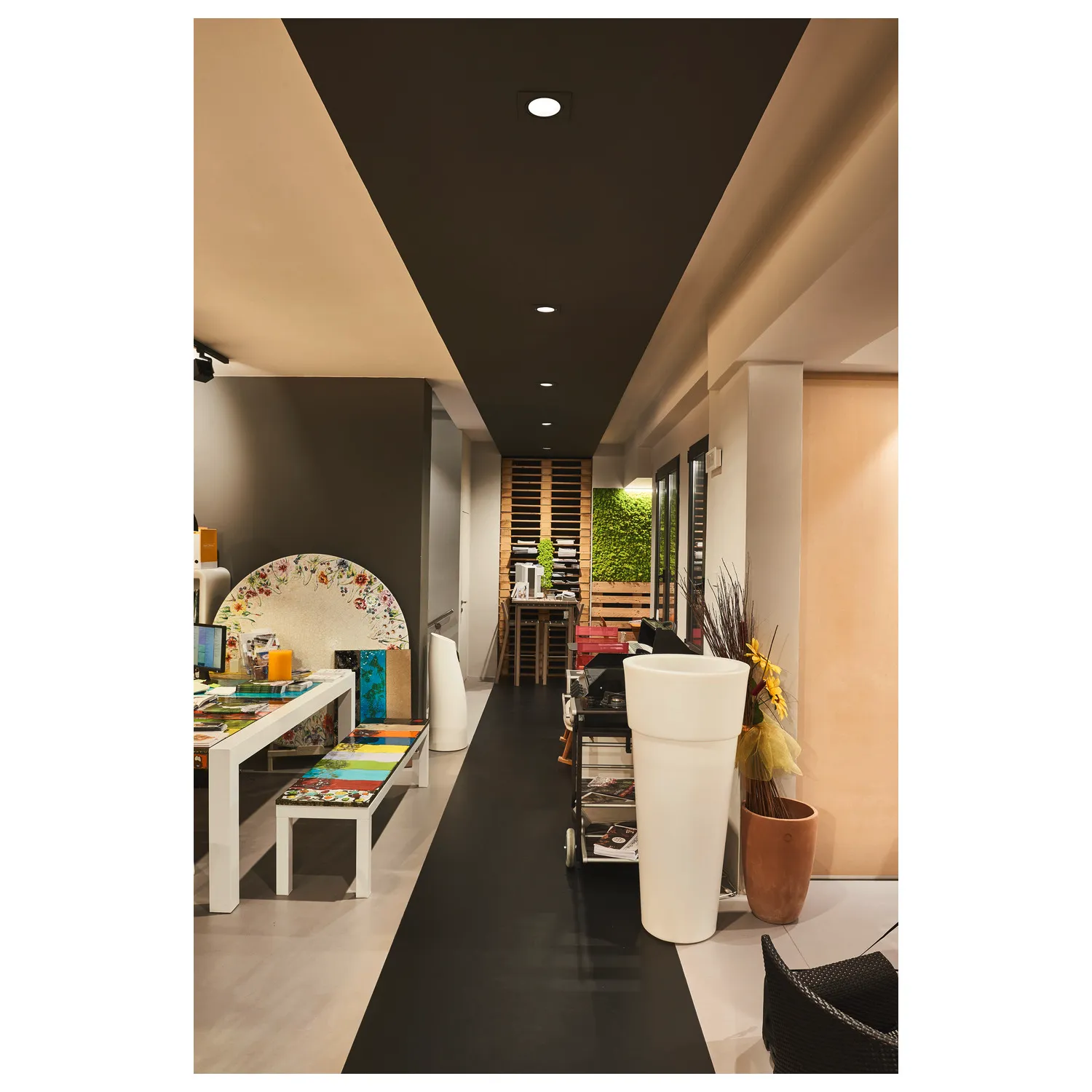 NEW TRIA®, led module, rond, 3000K, 60°, FASE, zwart