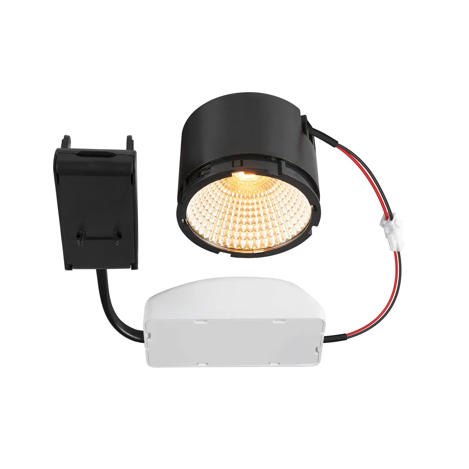 NEW TRIA®, led module, rond, 3000K, 60°, FASE, zwart
