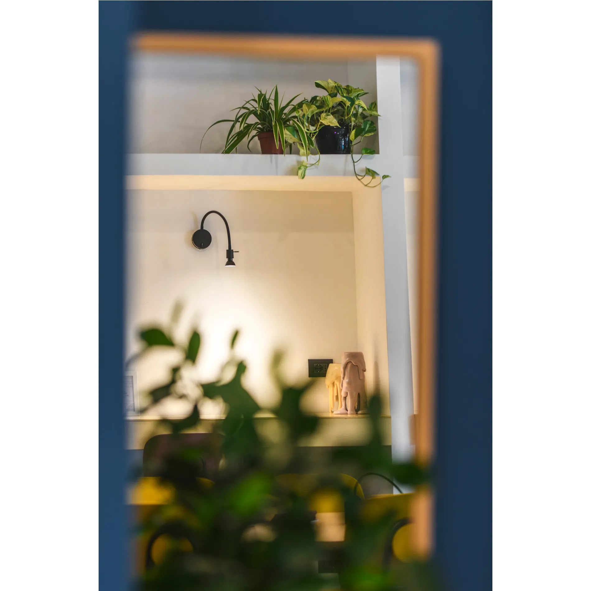 DIO FLEX PLATE QPAR51 WL, wandopbouwarmatuur voor binnen, zwart