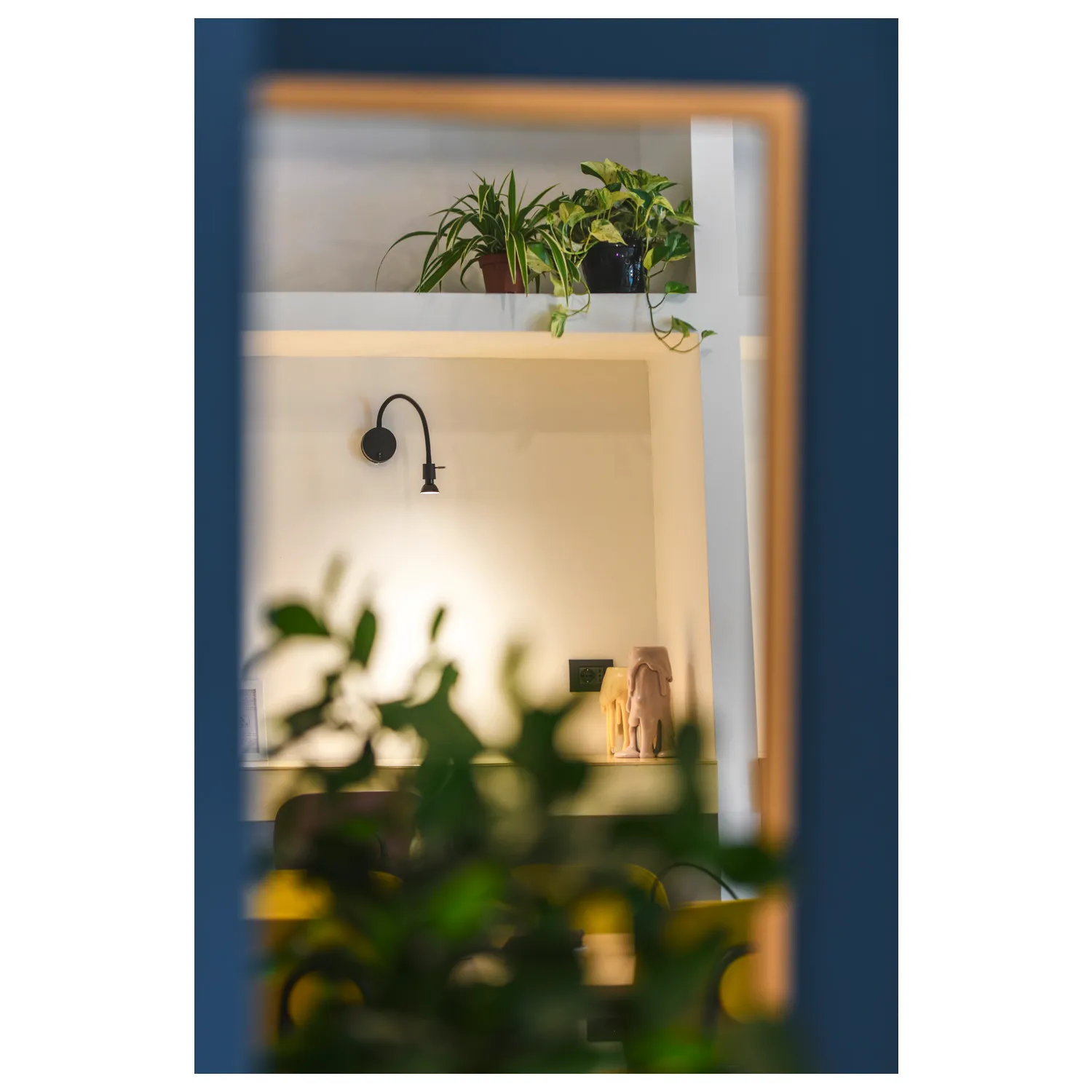 DIO FLEX PLATE QPAR51 WL, wandopbouwarmatuur voor binnen, zwart