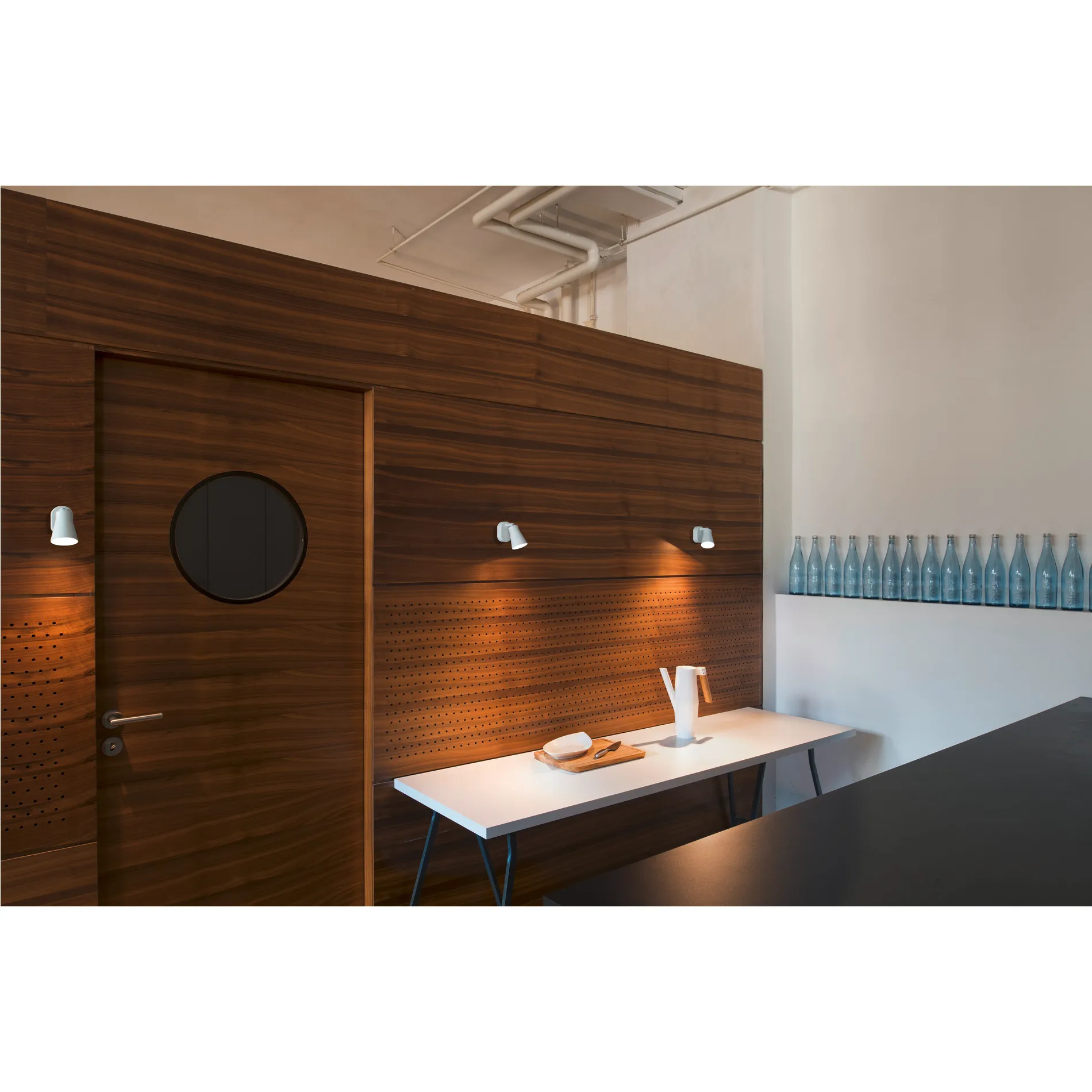 AVO CW Single, indoor wand- en plafondopbouwlamp, QPAR51, wit, max. 50