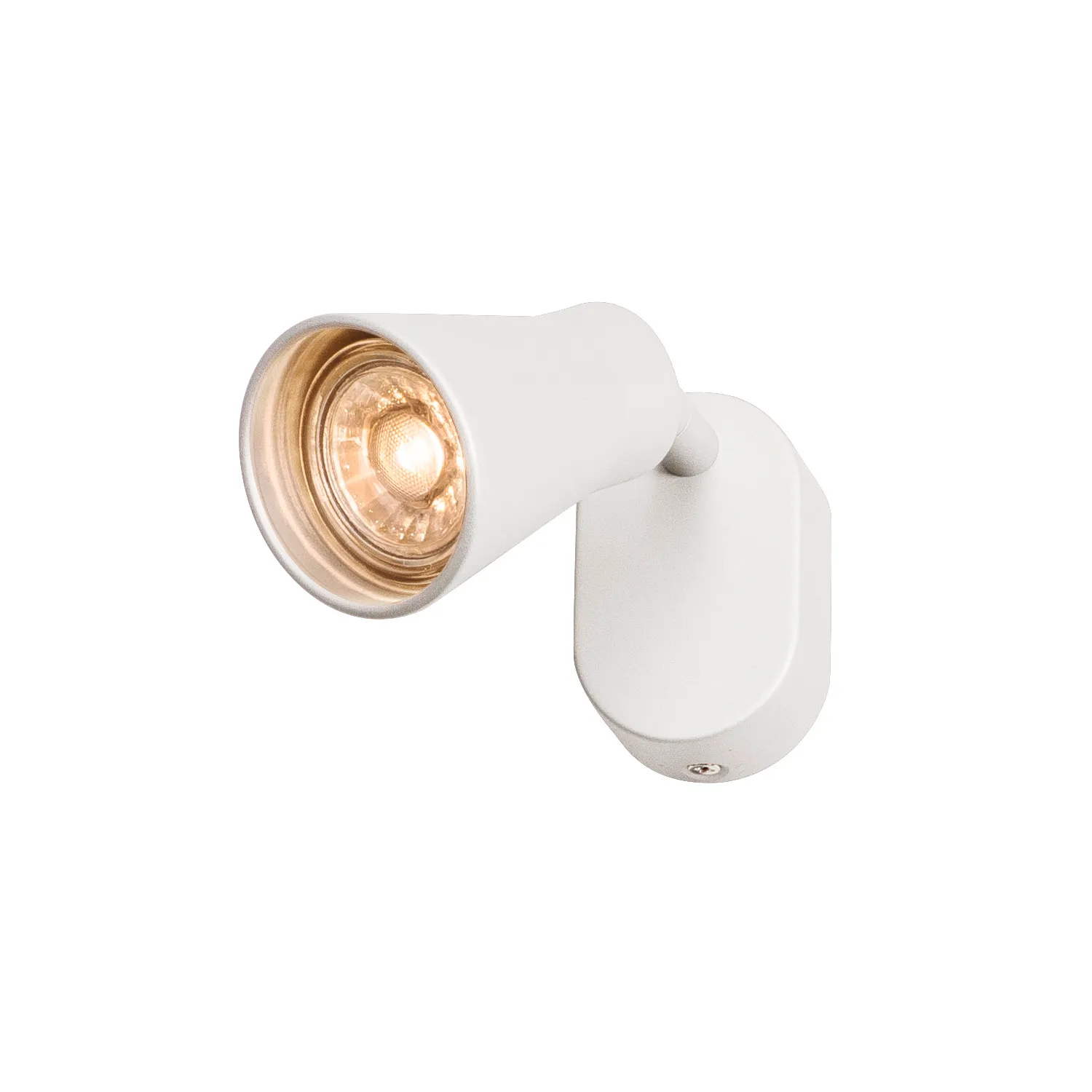 AVO CW Single, indoor wand- en plafondopbouwlamp, QPAR51, wit, max. 50