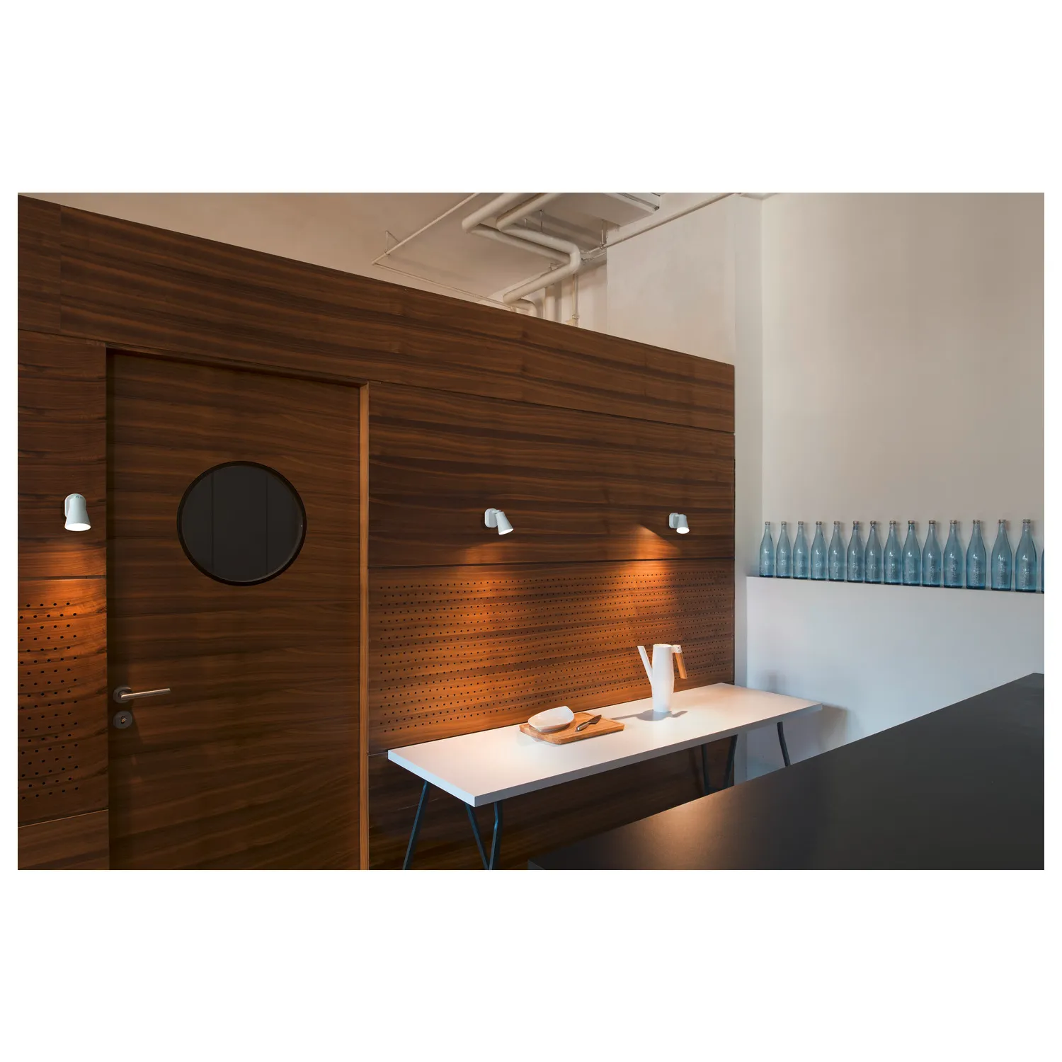 AVO CW Single, indoor wand- en plafondopbouwlamp, QPAR51, wit, max. 50