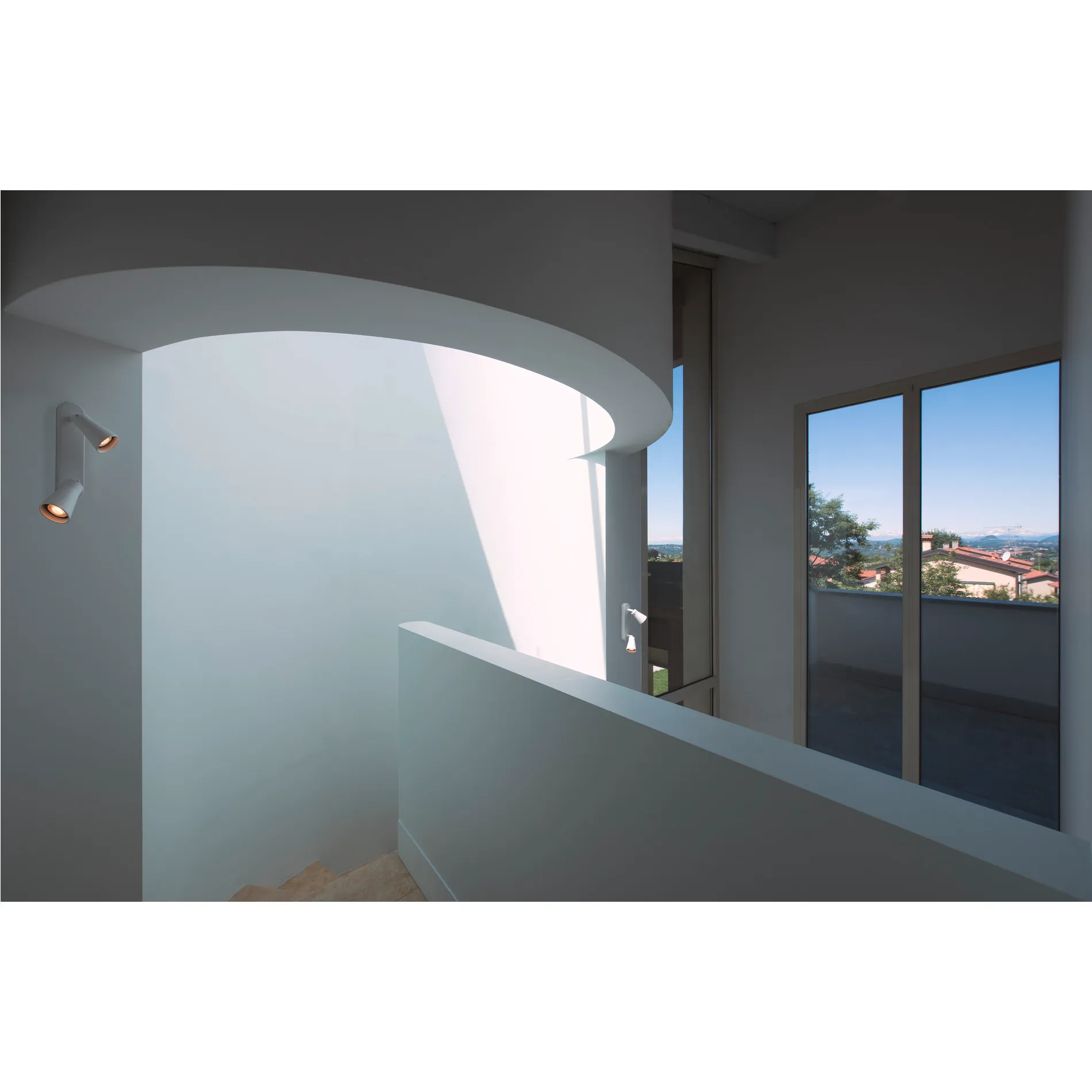 AVO CW Double, indoor wand- en plafondopbouwlamp, QPAR51, wit, max. 50