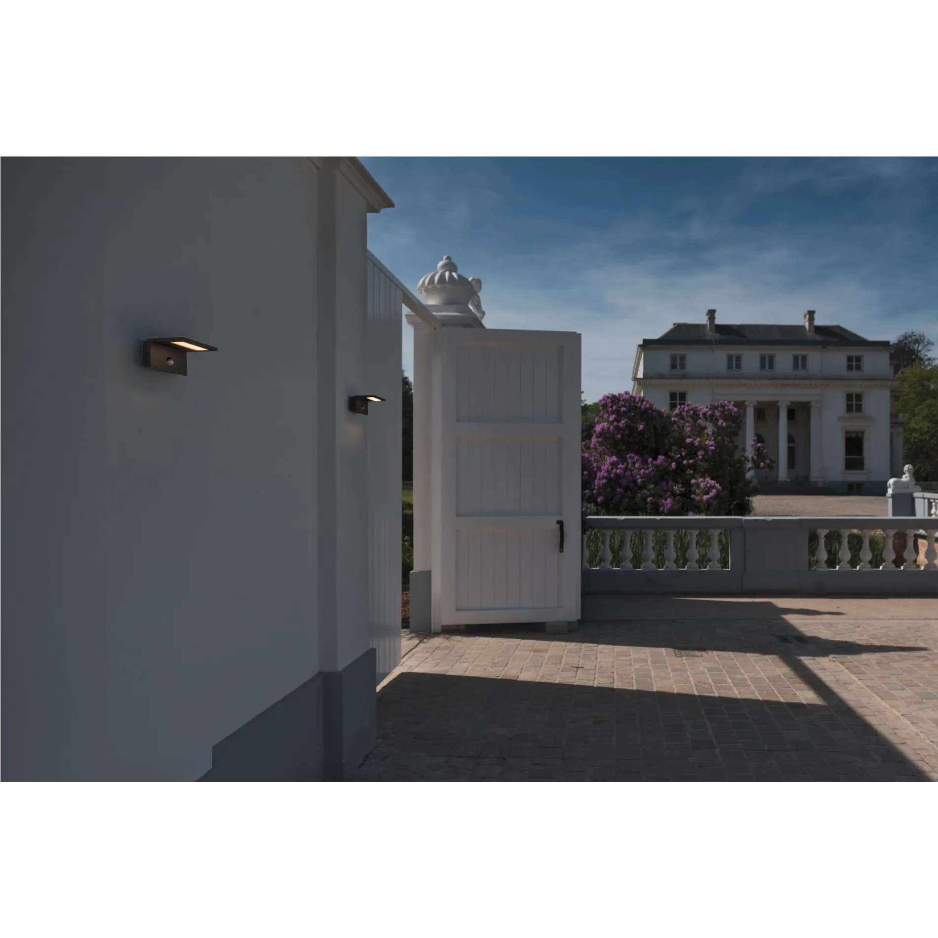 ANGOLUX SENSOR WL, led outdoor wandopbouwlamp, IP54, antraciet, 3000K