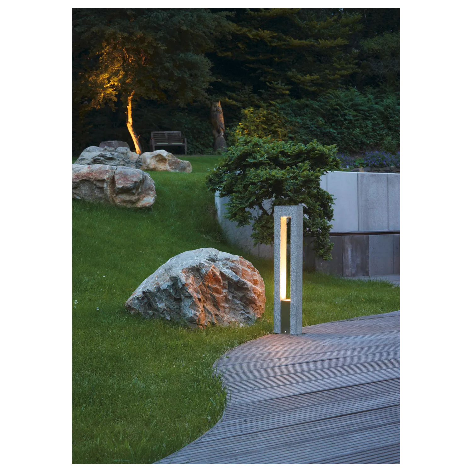 ARROCK ARC GU10, graniet, zout & peper, GU10, max. 35W