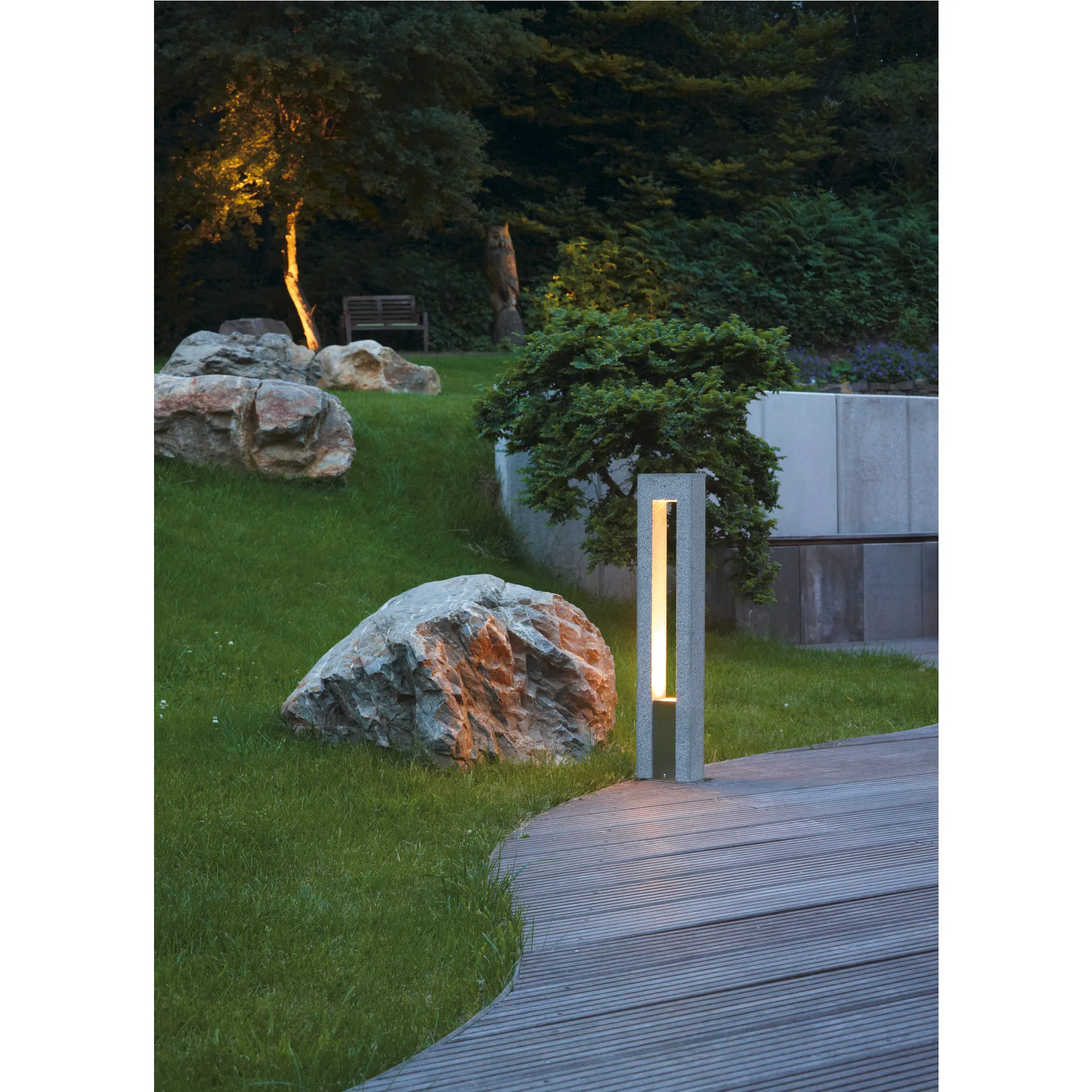 ARROCK ARC GU10, graniet, zout & peper, GU10, max. 35W