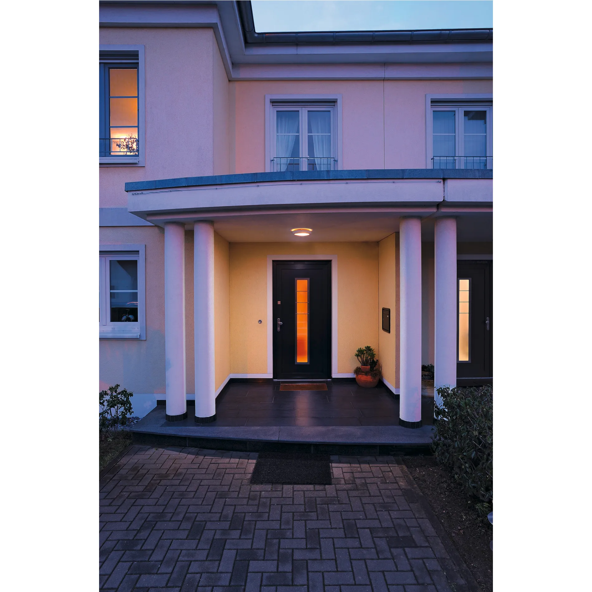 BULAN, plafondarmatuur, rond , wit, E14, max. 60W, gesatineerd glas