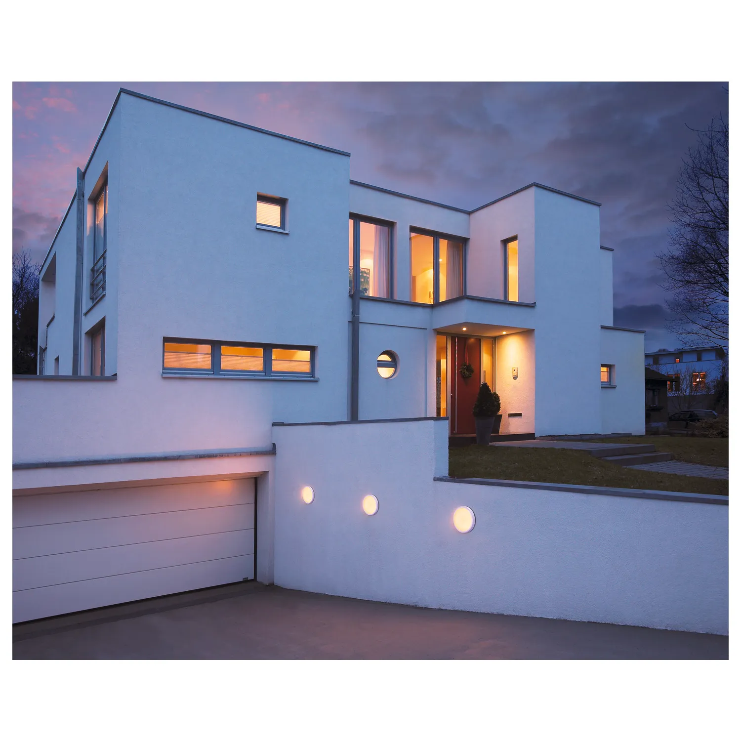 AINOS, plafondarmatuur, led, 3000 K, rond, wit, met sensor