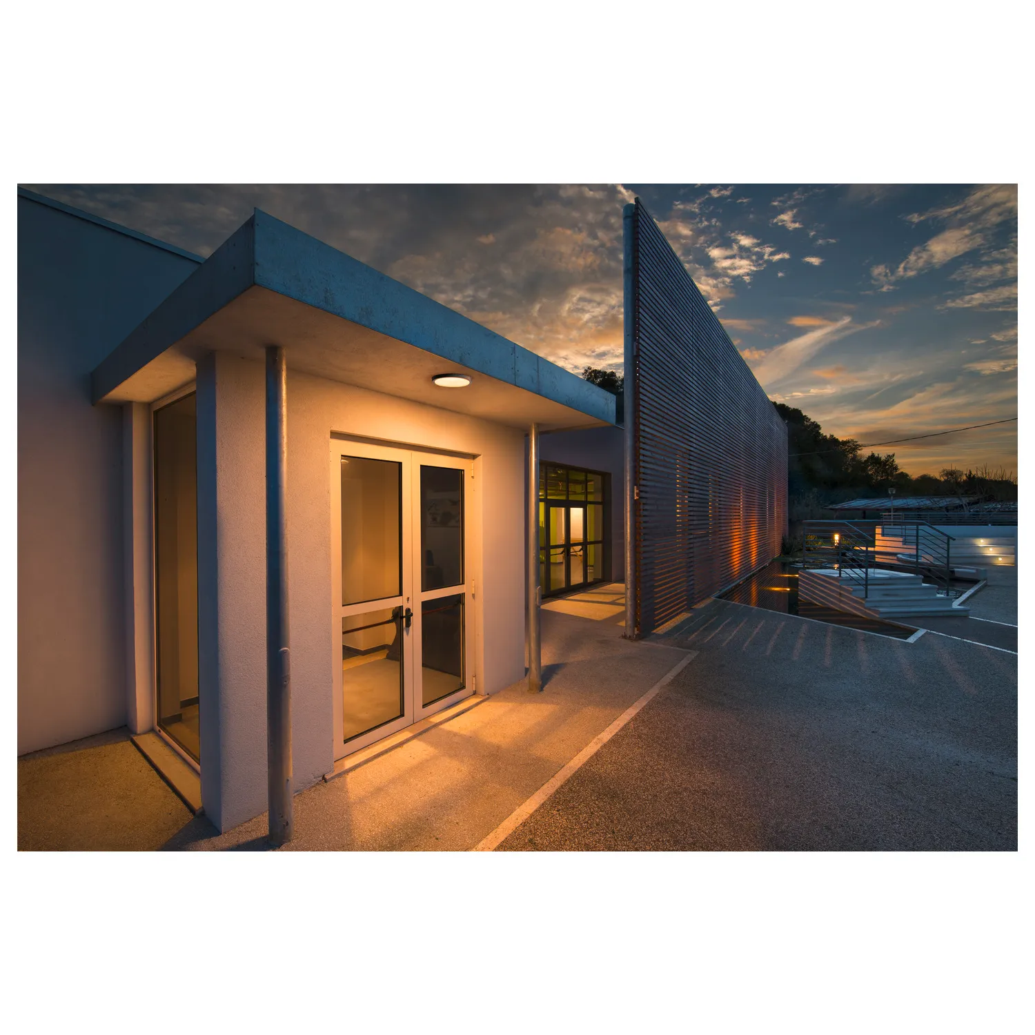 AINOS, plafondarmatuur, led, 3000 K, rond, antraciet, met sensor