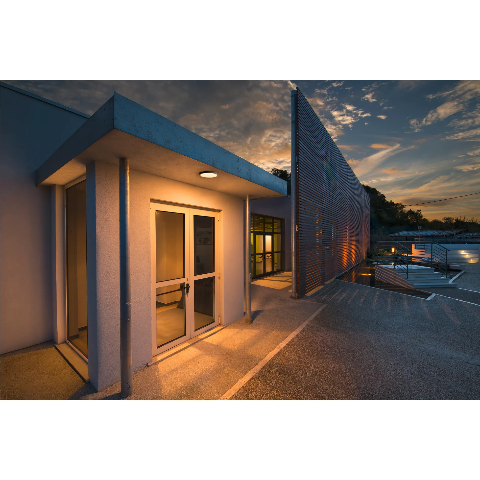 AINOS, plafondarmatuur, led, 3000 K, rond, antraciet, met sensor