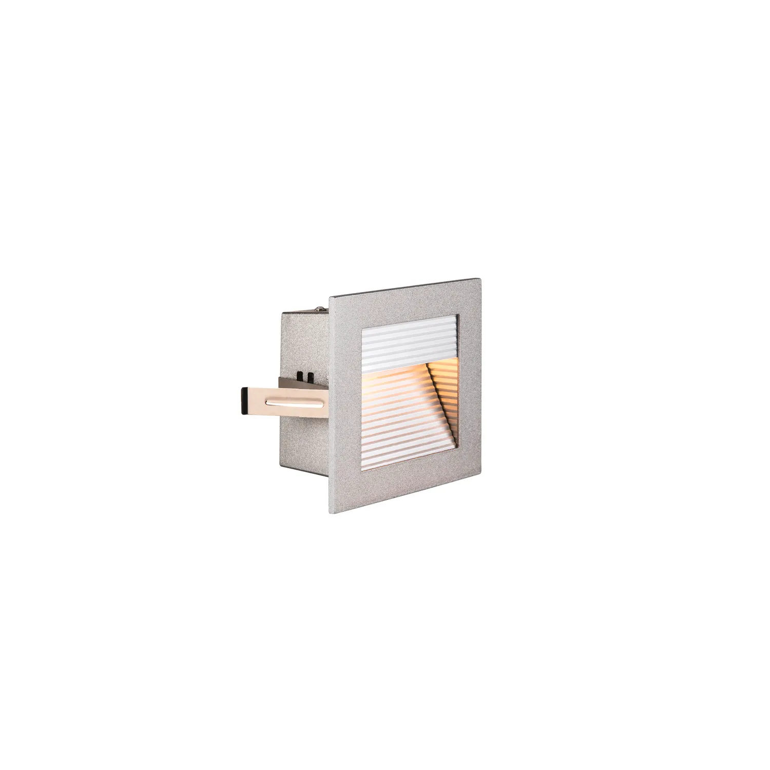 FRAME LED 230V CURVE, led indoor wandinbouwlamp, zilver, 2700K