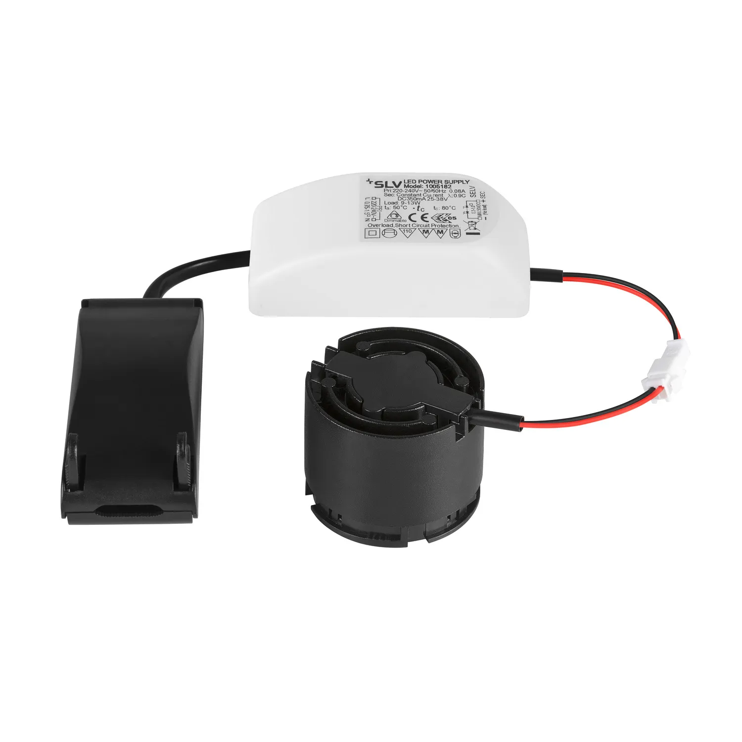 NEW TRIA®, led module, rond, 3000K, 38°, FASE, zwart