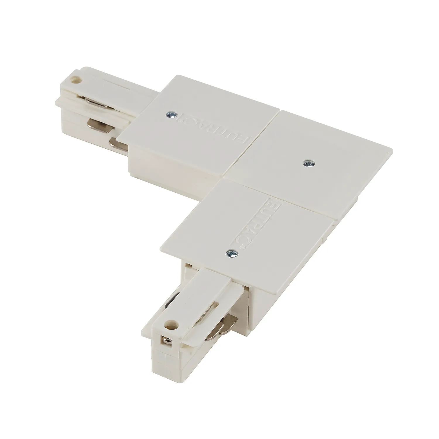 EUTRAC L-verbinder met voedingsmogelijkheid, voor 3-fasen inbouwrail,