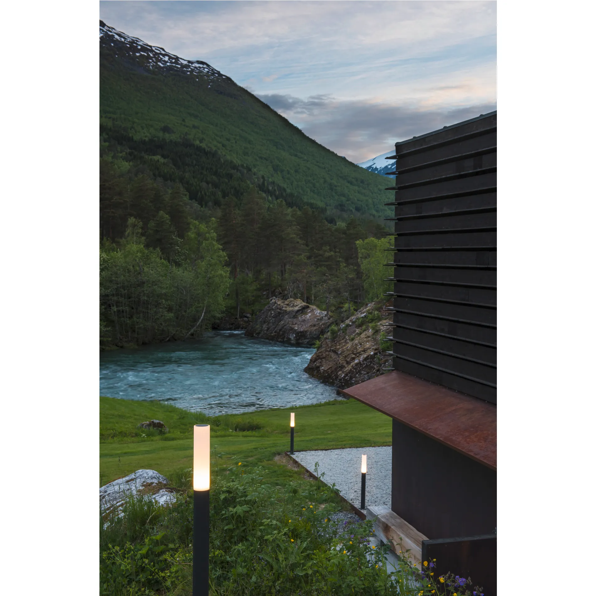 APONI 120 LED Outdoor staande lamp, antraciet, 3000K, IP65