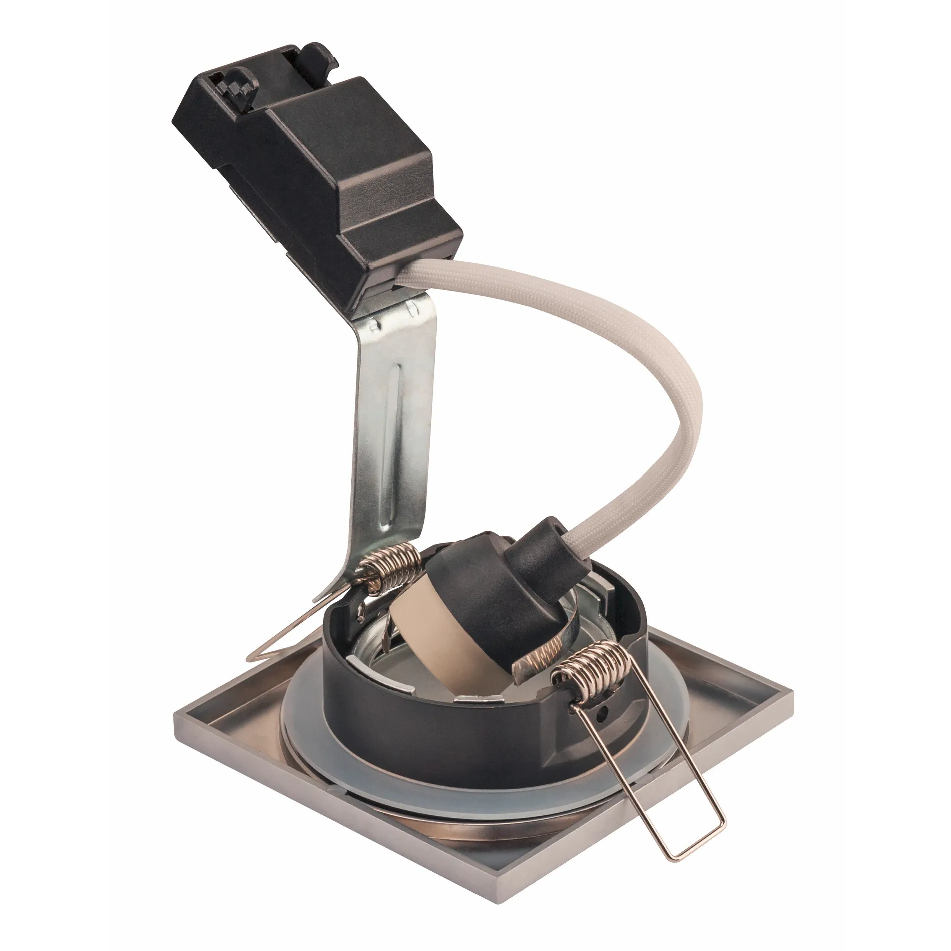 DOLIX OUT QPAR51, square, matt chrome