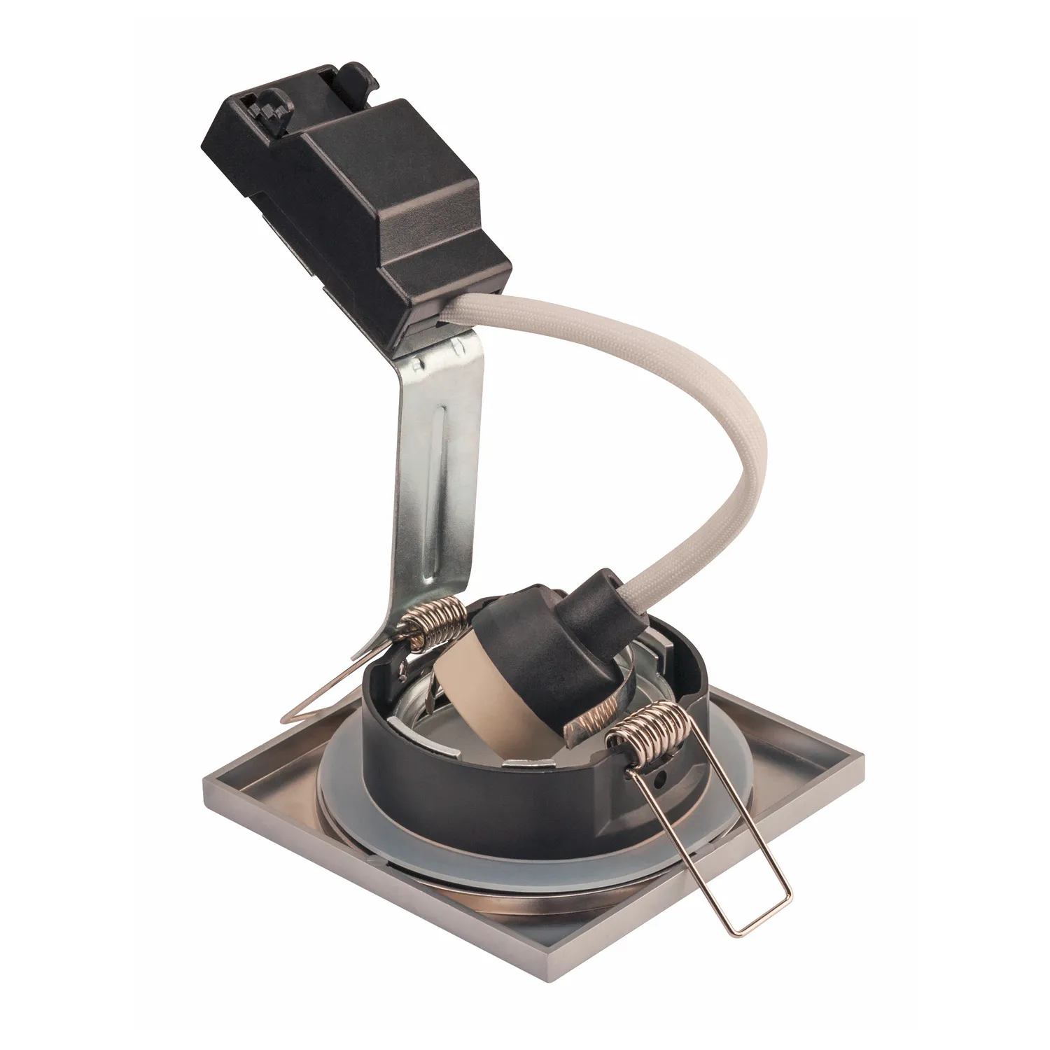 DOLIX OUT QPAR51, square, matt chrome