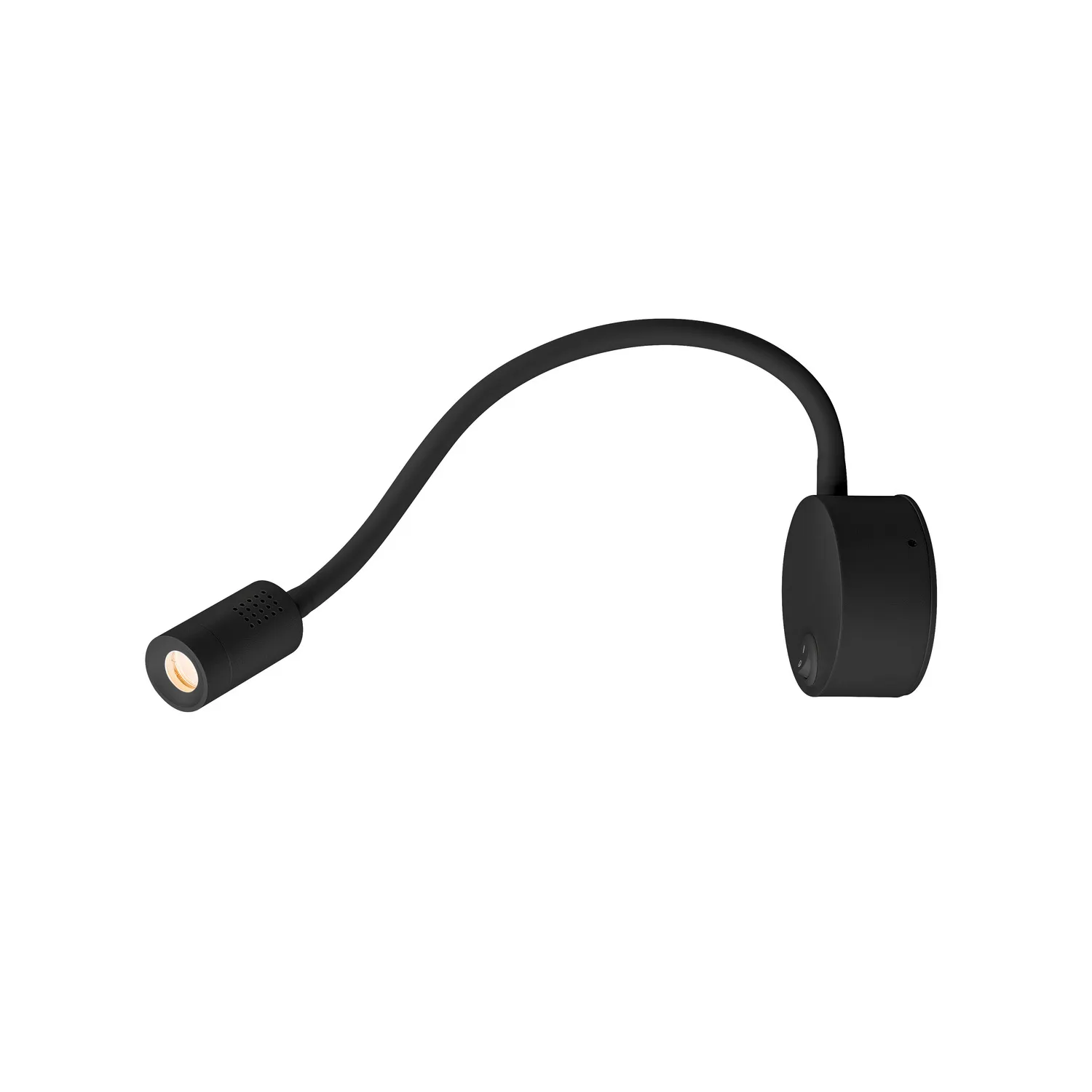 DIO FLEX PLATE LED, led indoor wandopbouwlamp, zwart, 3000K