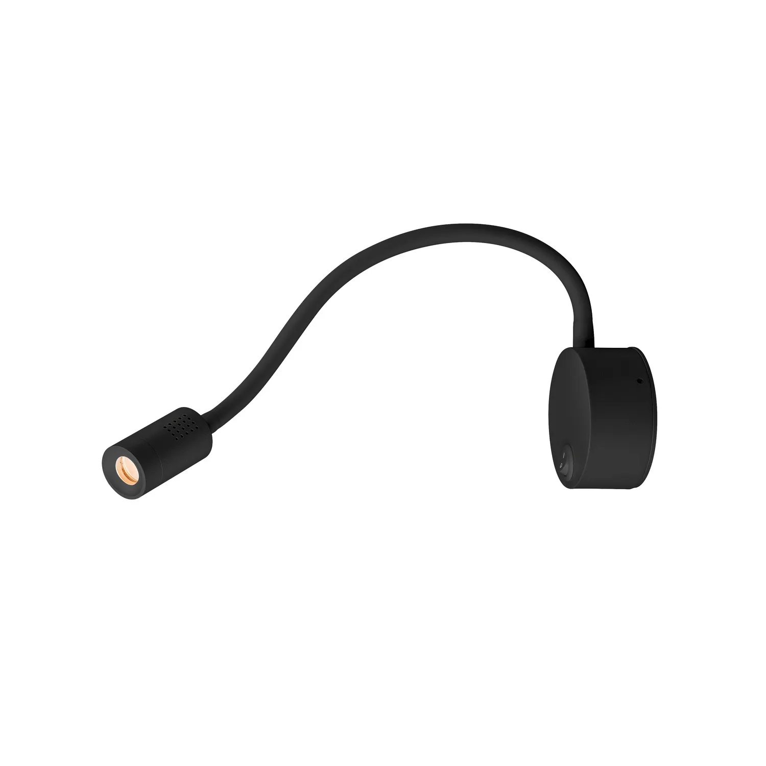 DIO FLEX PLATE LED, led indoor wandopbouwlamp, zwart, 2700K