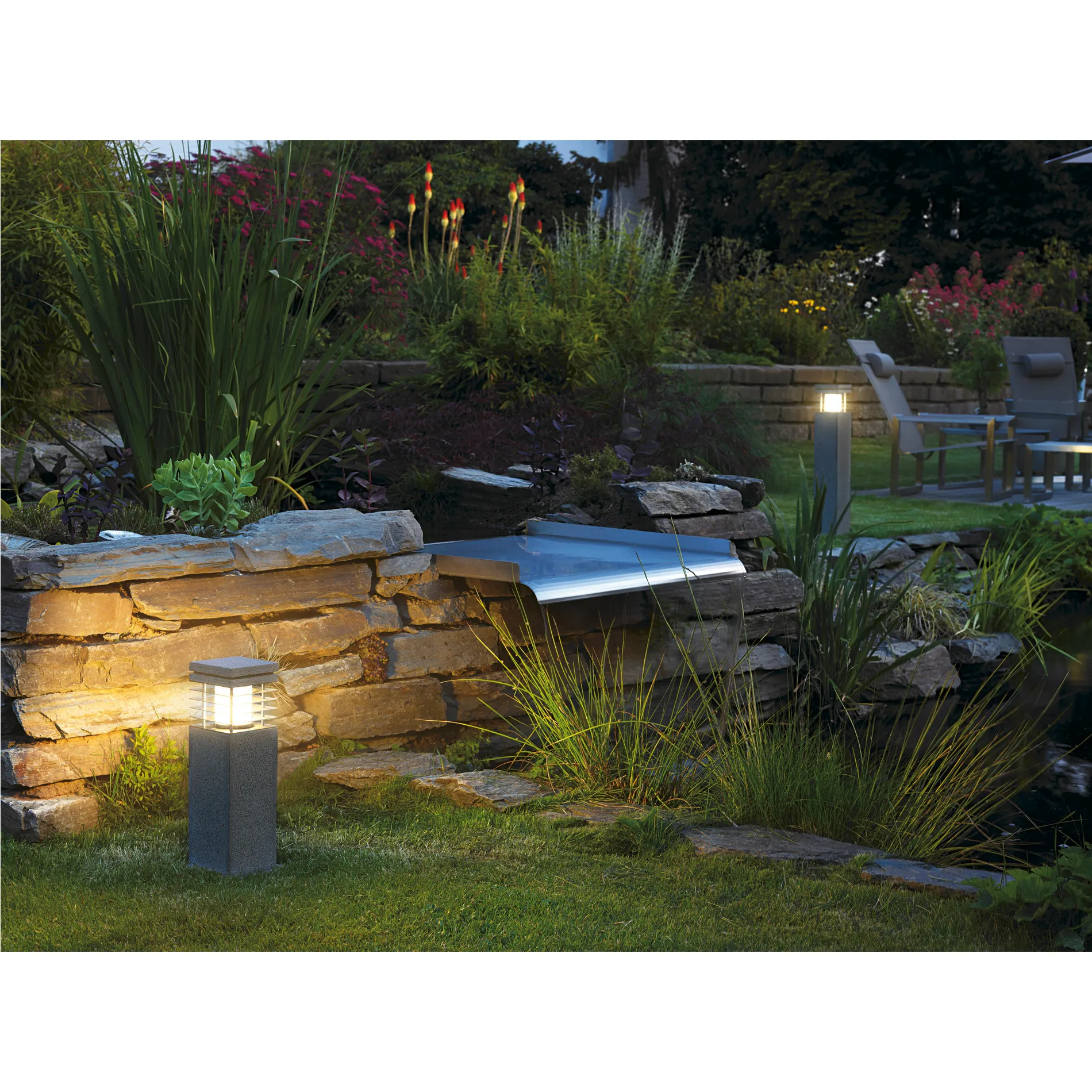 ARROCK GRANIET 40, graniet, zout & peper, E27, max. 15W