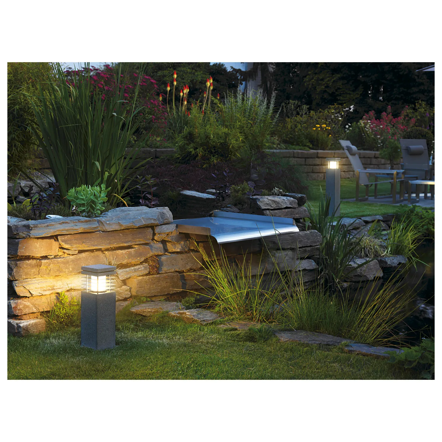 ARROCK GRANIET 40, graniet, zout & peper, E27, max. 15W