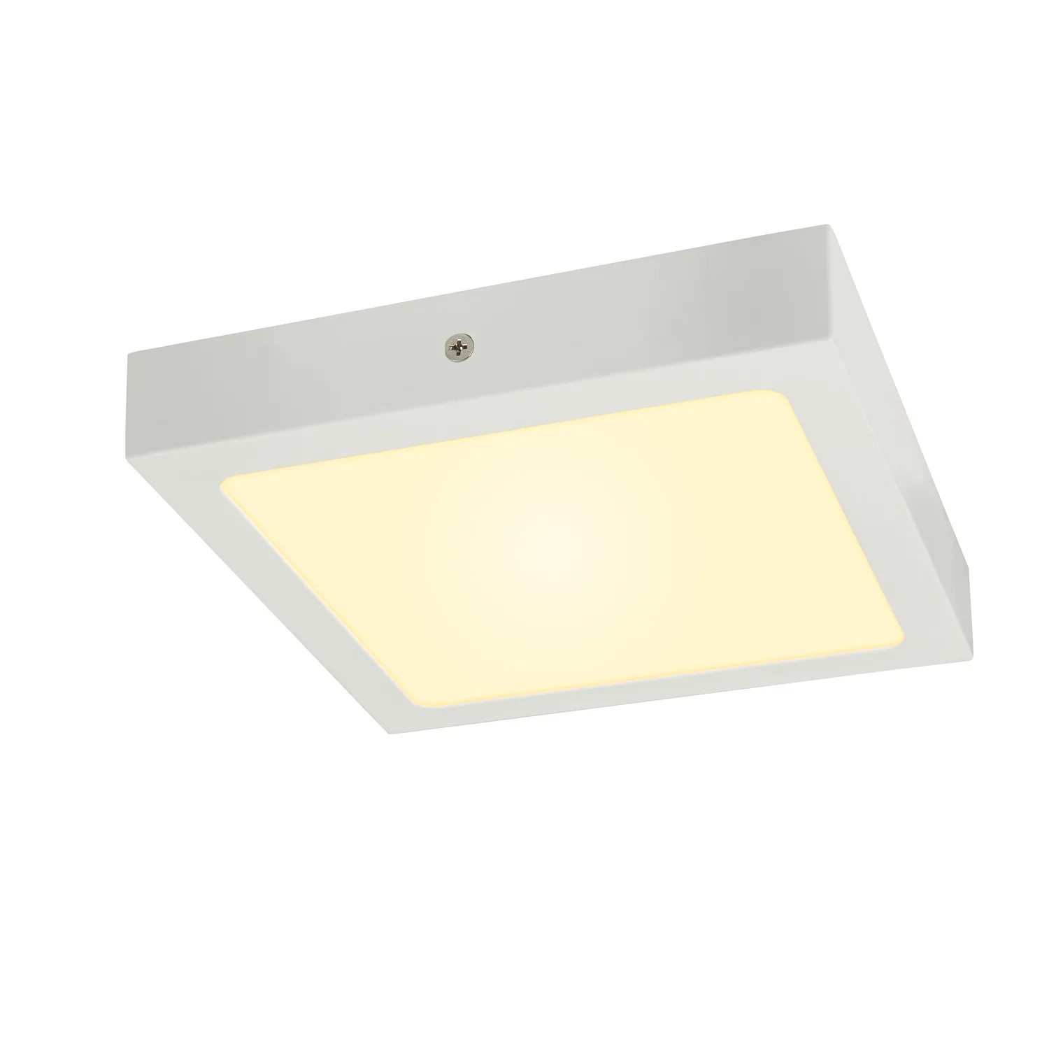 SENSER 24 Indoor LED plafondopbouwarmatuur vierkant wit 3000K