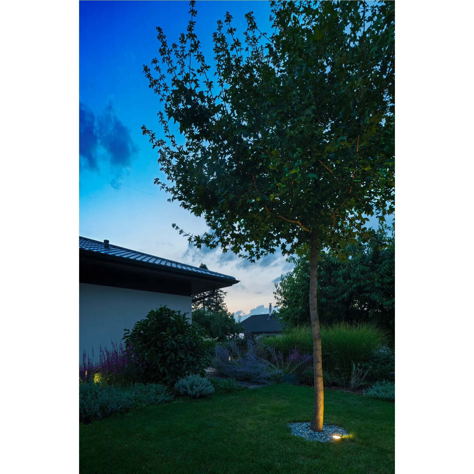 DASAR FLAT 230V LED, inbouw grondspot, rond, 3,5W LED, warmwit, inox c