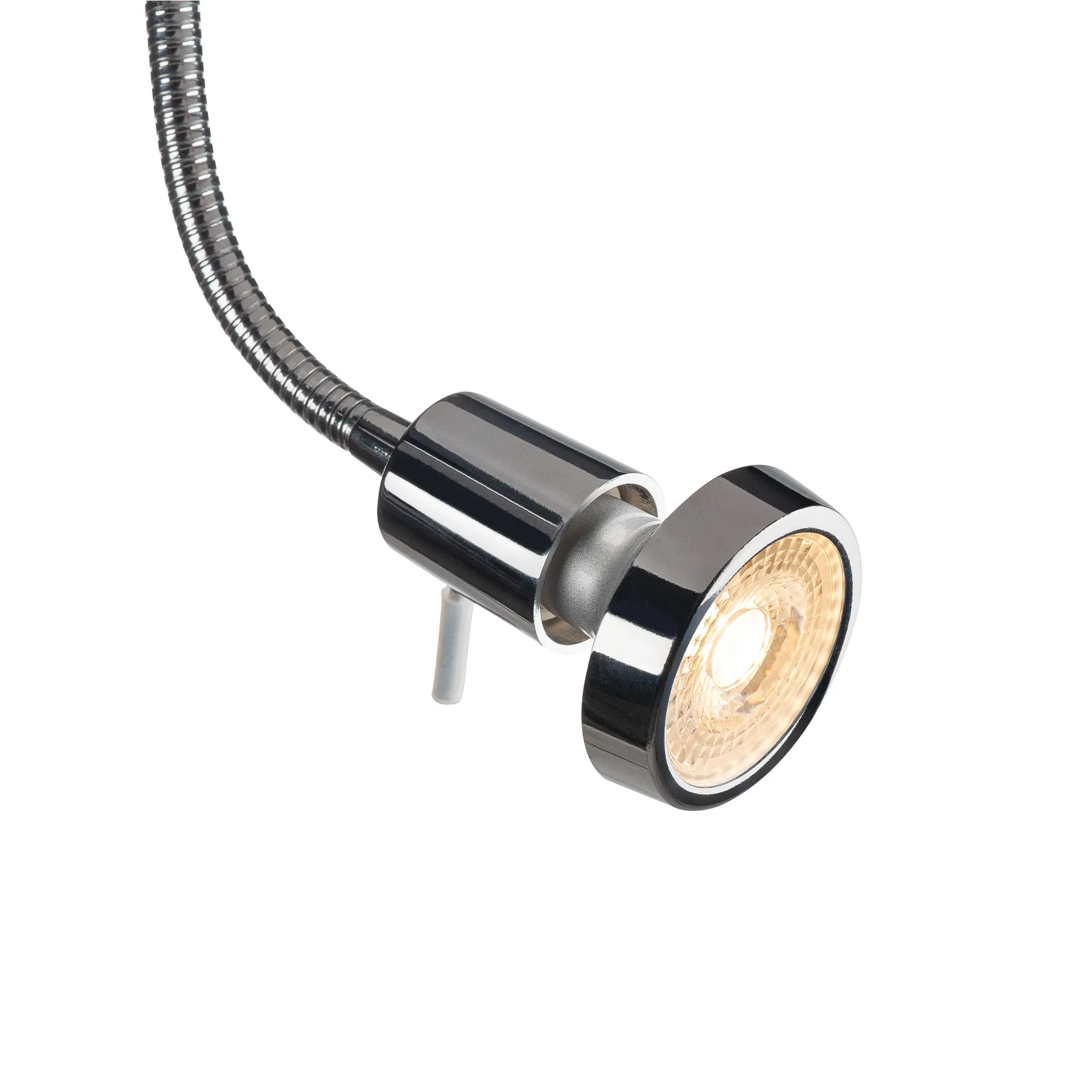 DIO FLEX PLATE-wandlamp, chroom, GU10, max. 50 W