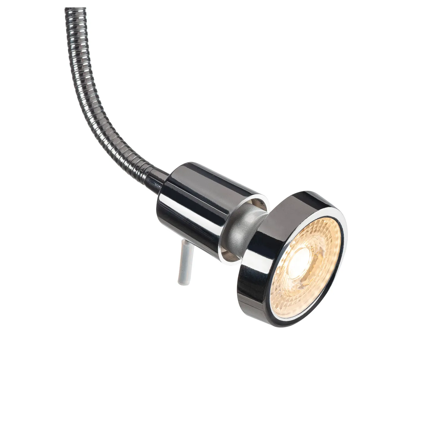 DIO FLEX PLATE-wandlamp, chroom, GU10, max. 50 W