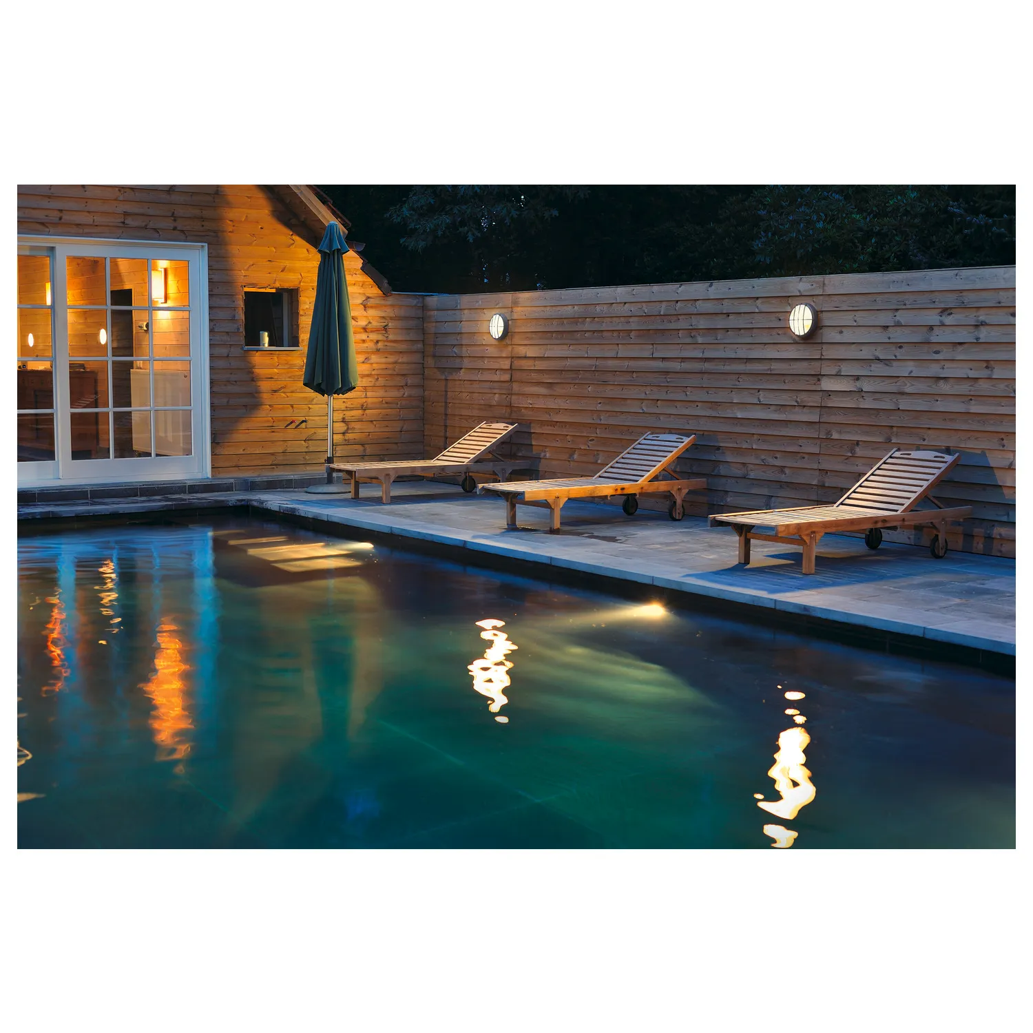 BULAN GRID, wandarmatuur, rond , antraciet, E27, max. 2x 25W, PC cover