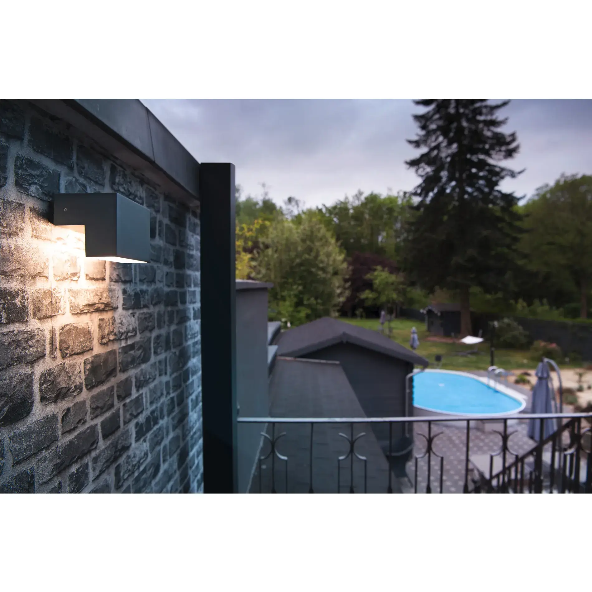 L-LINE OUT WL, Outdoor led wandopbouwlamp antraciet CCT-switch 3000/40