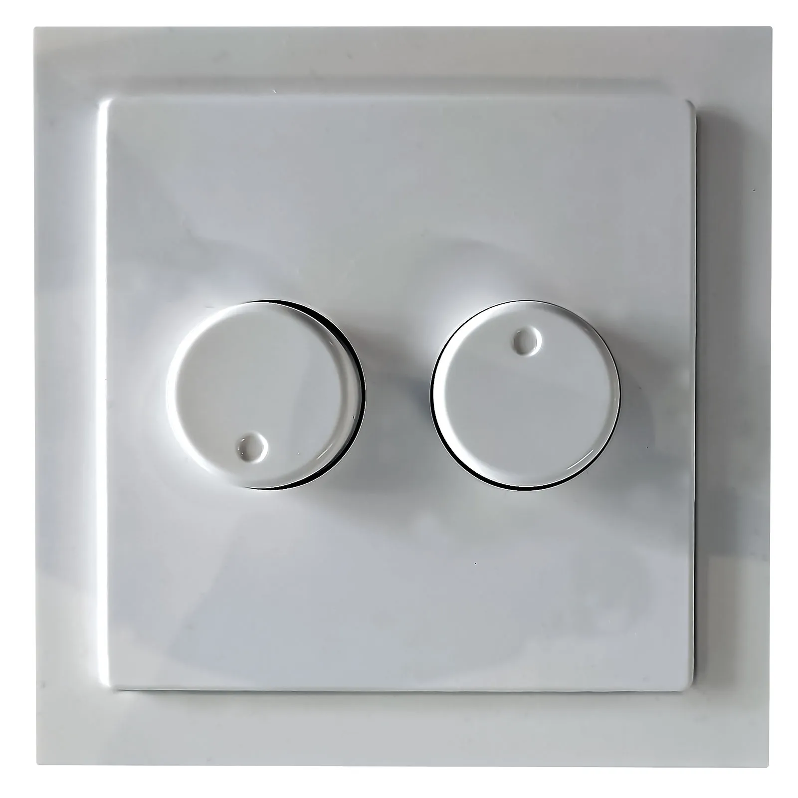 Duo dimmerknop Busch-Jaeger Future Linear incl. centraalplaat en