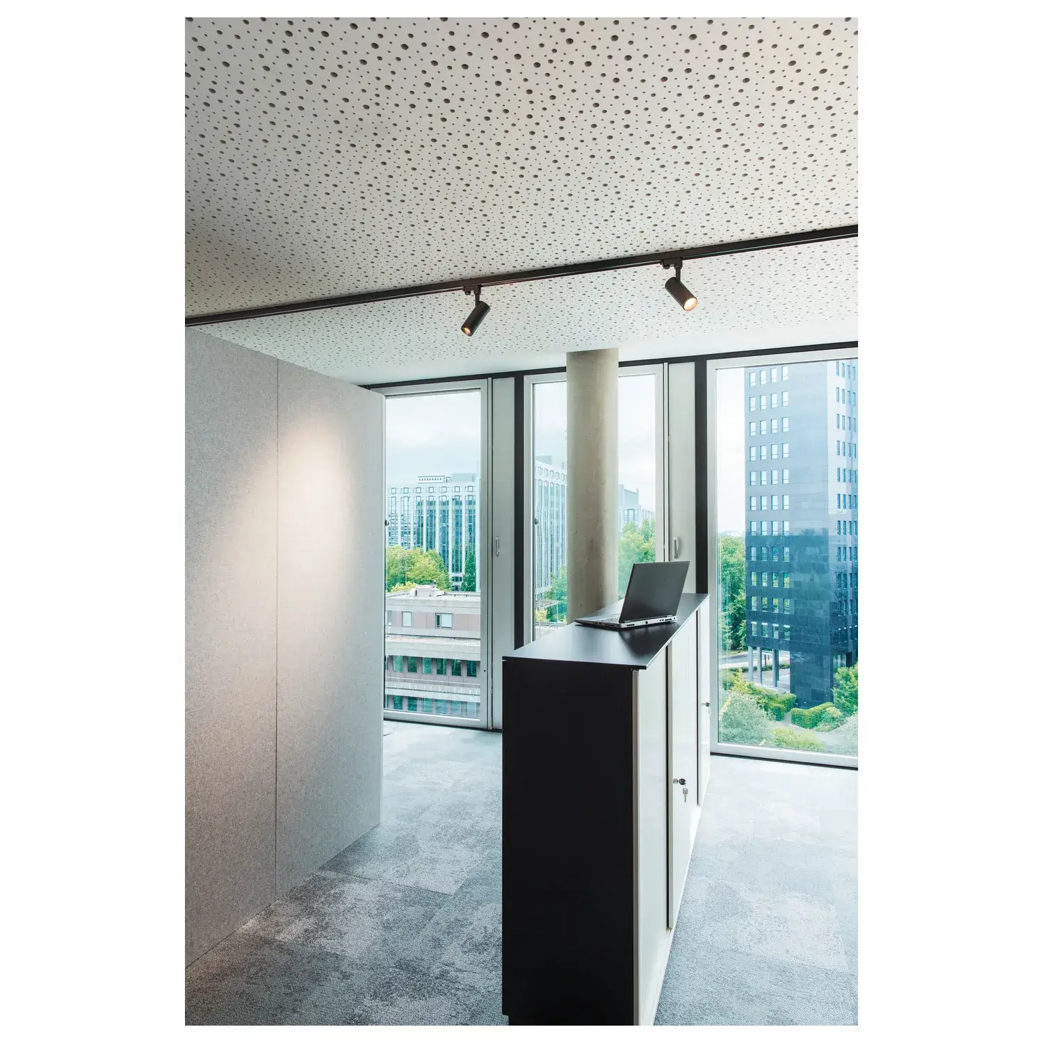 3- NUMINOS® PHASE S, 3-fasensysteem lamp zwart/zwart 3000 K 36º