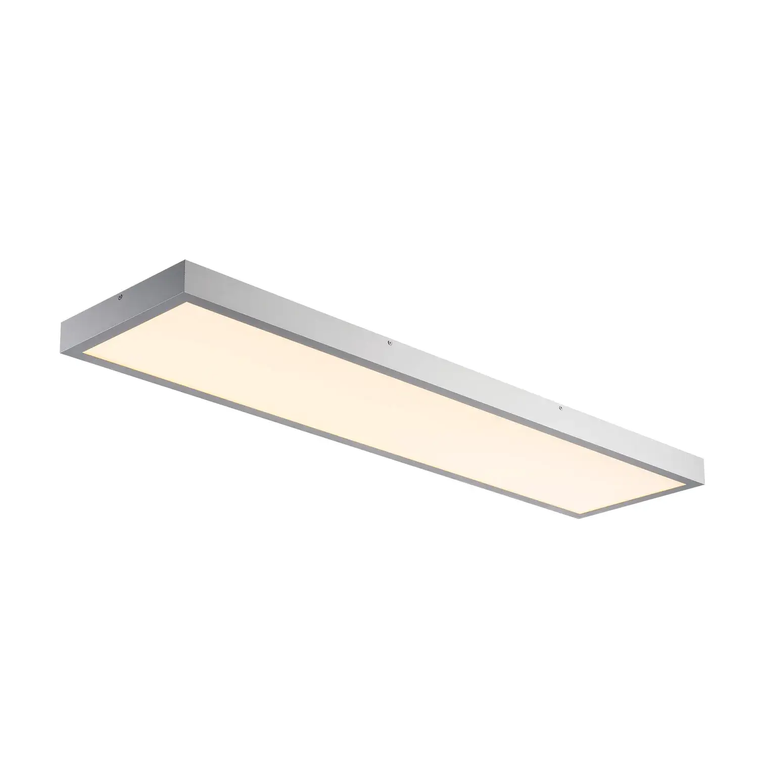 PANEL 1200x300mm led indoor plafondopbouwlamp, 3000K, zilvergrijs