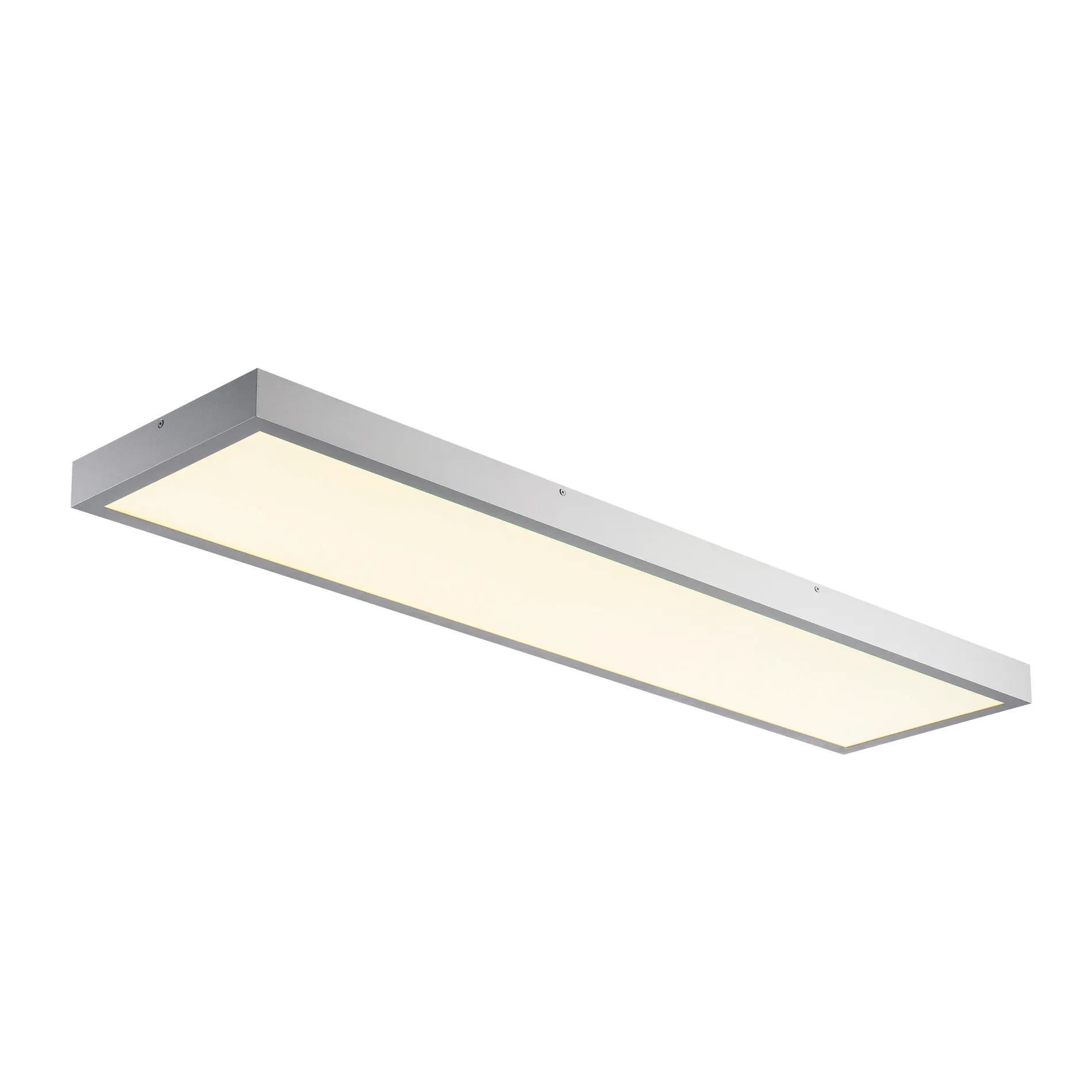 PANEL 1200x300mm led indoor plafondopbouwlamp, 4000K, zilvergrijs
