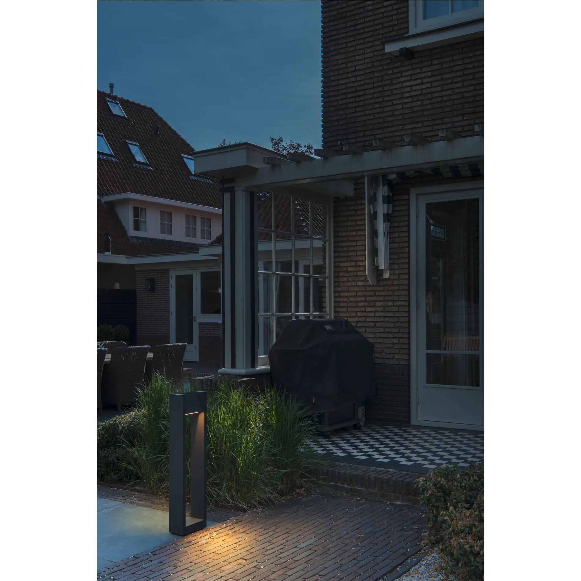 QUAD POLE Outdoor LED staand armatuur 3000K antraciet