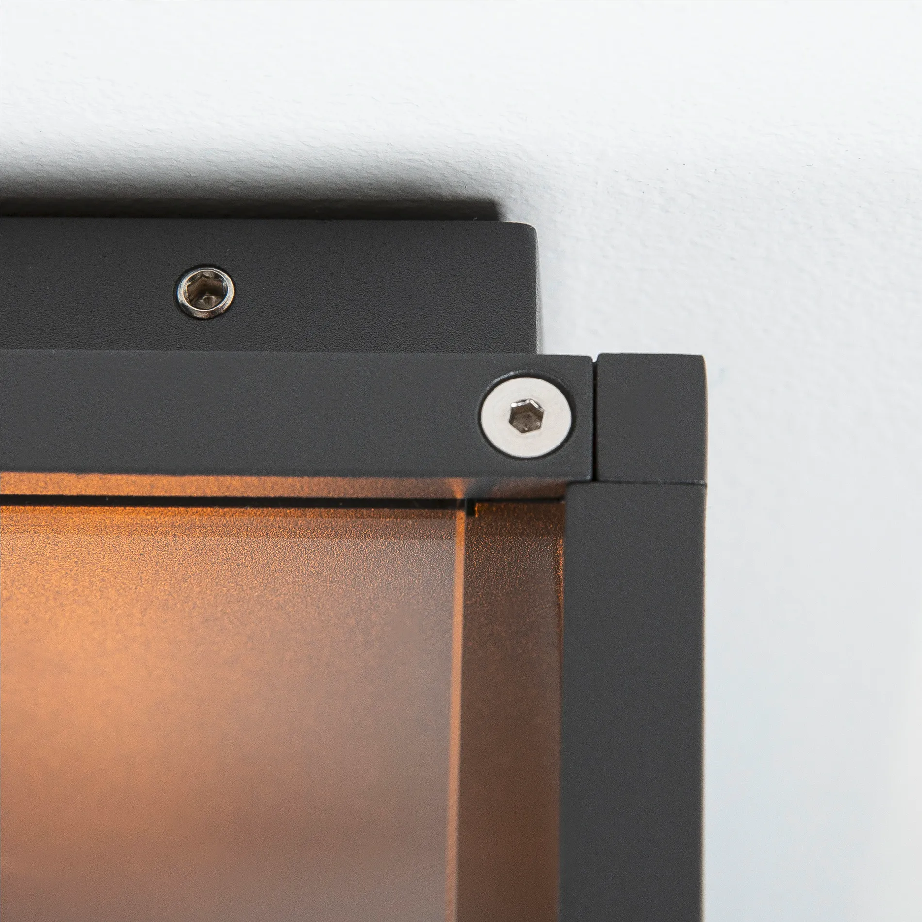 QUADRULO SENSOR WL E27, wandopbouwarmatuur voor buiten, antraciet, inc