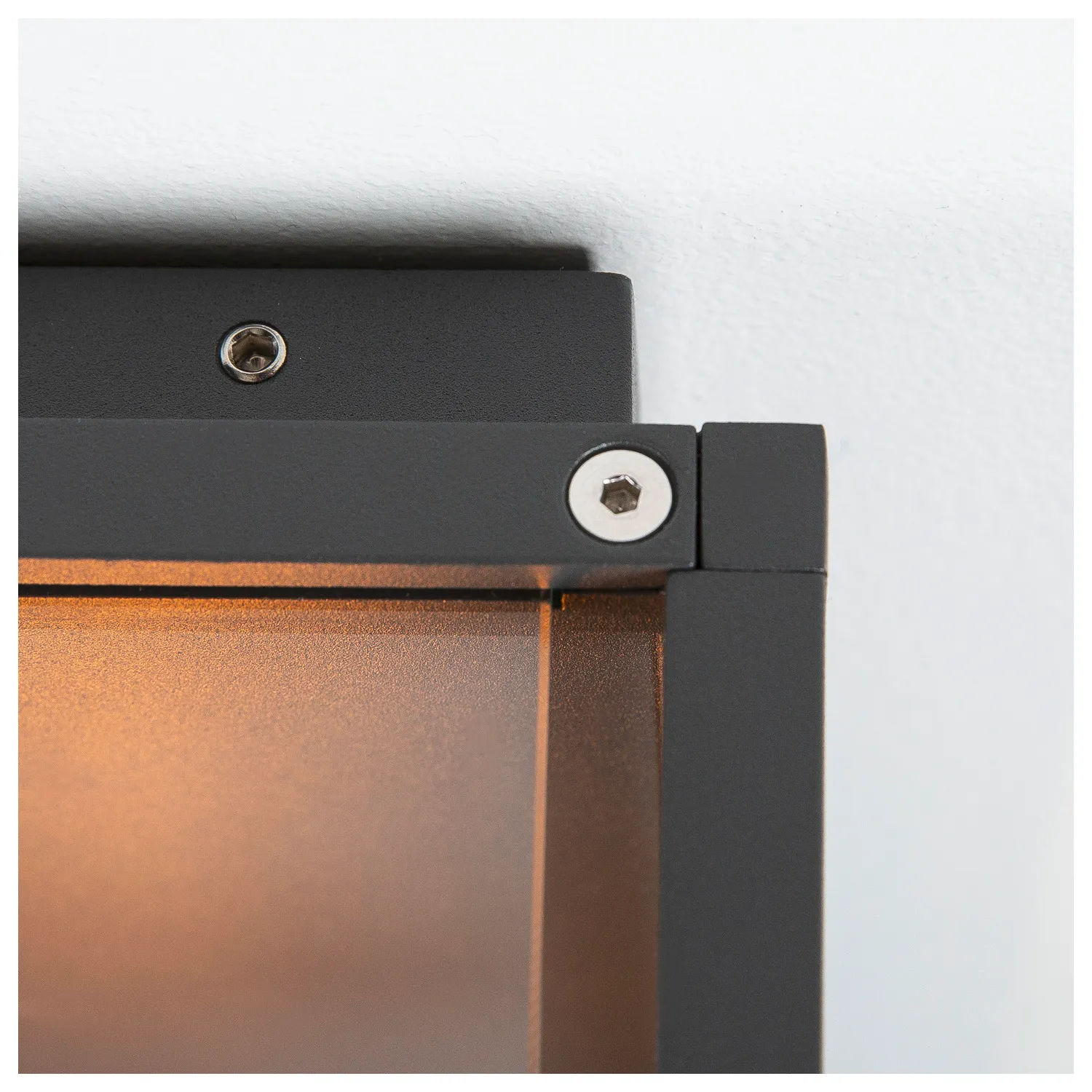 QUADRULO SENSOR WL E27, wandopbouwarmatuur voor buiten, antraciet, inc