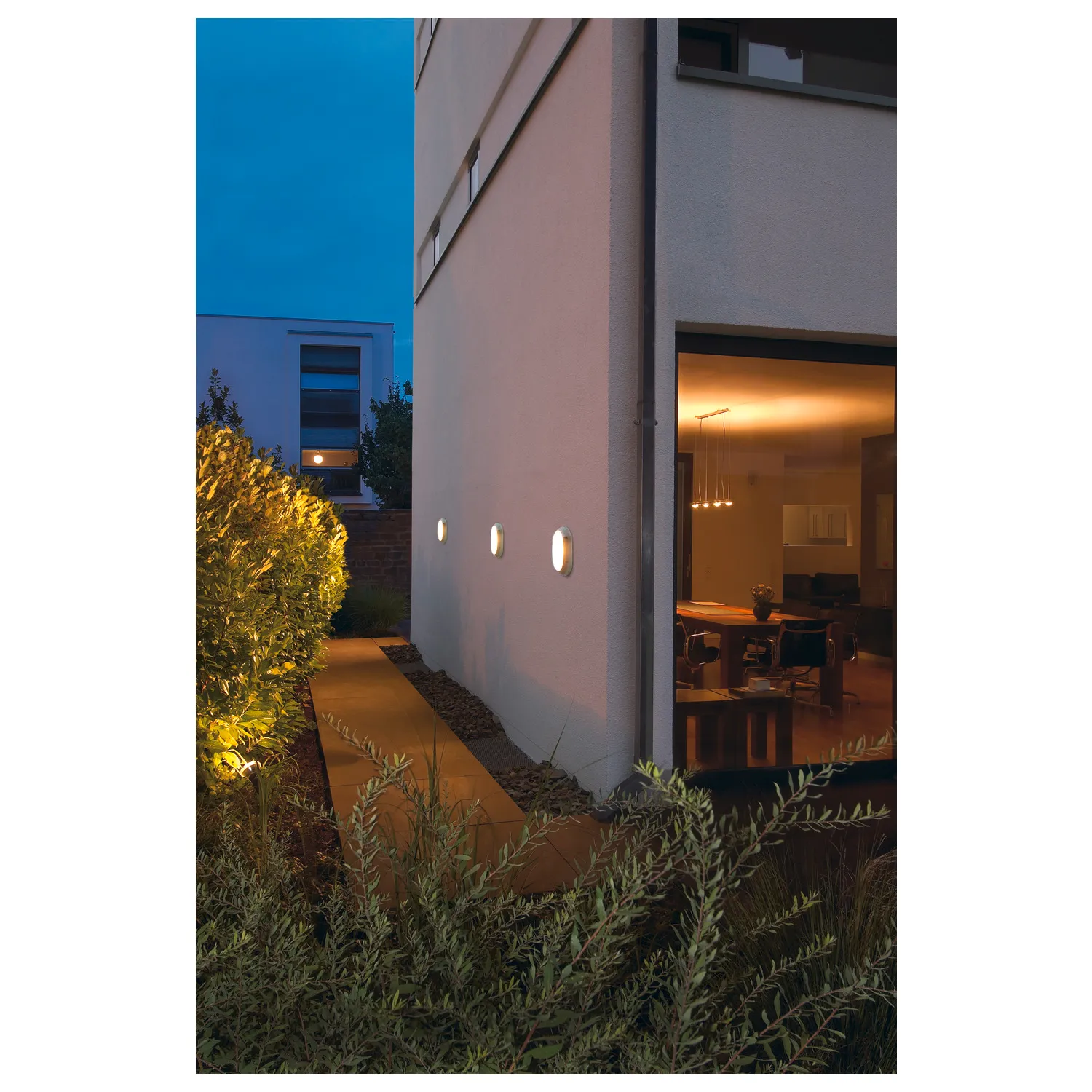 TERANG 2 muur en plafondarmatuur, ovaal, antraciet, 3000K